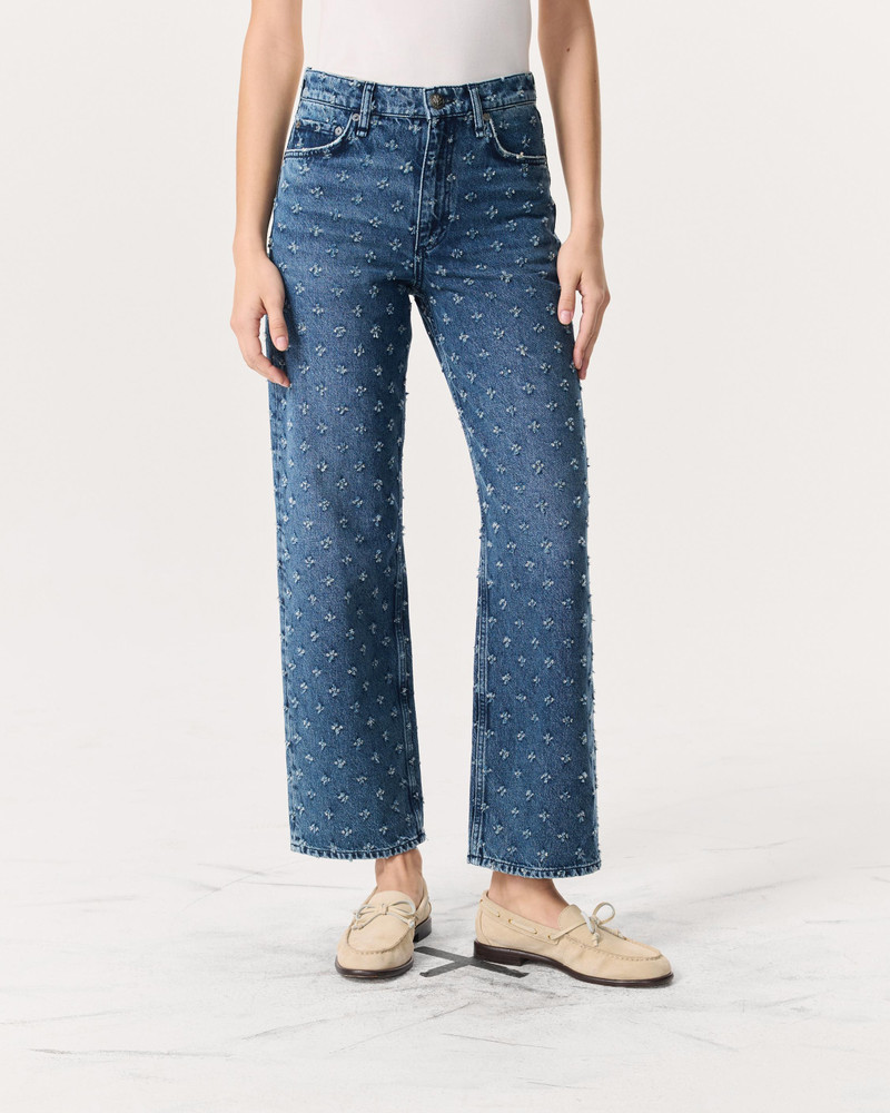 rag & bone Shea Textured Ankle-Length Relaxed Straight Jeans
Lightweight Rigid Denim outlook