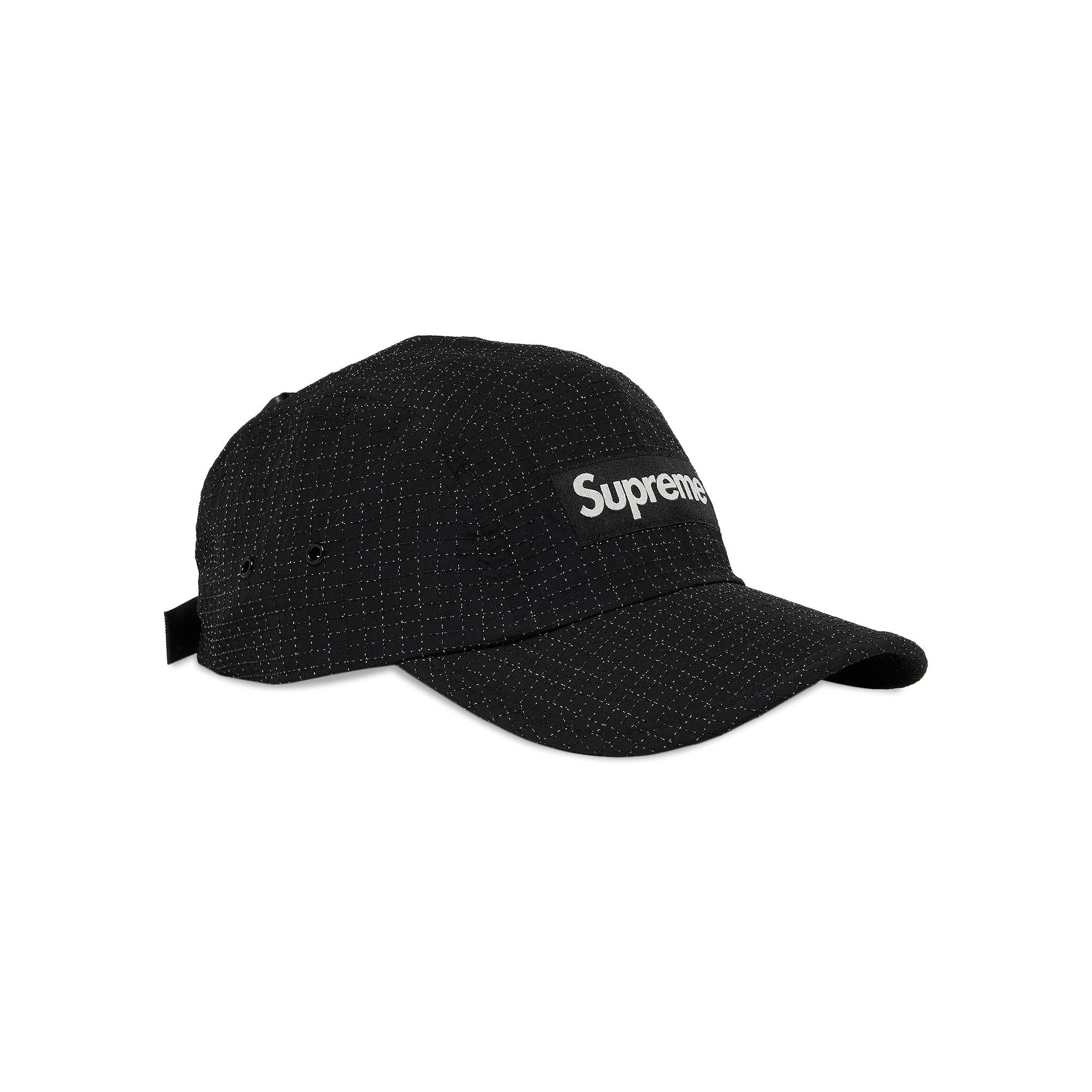 Supreme Glow Ripstop Camp Cap 'Black' - 2