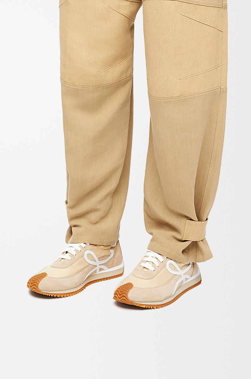 Loewe Flow Runner in nylon and suede outlook