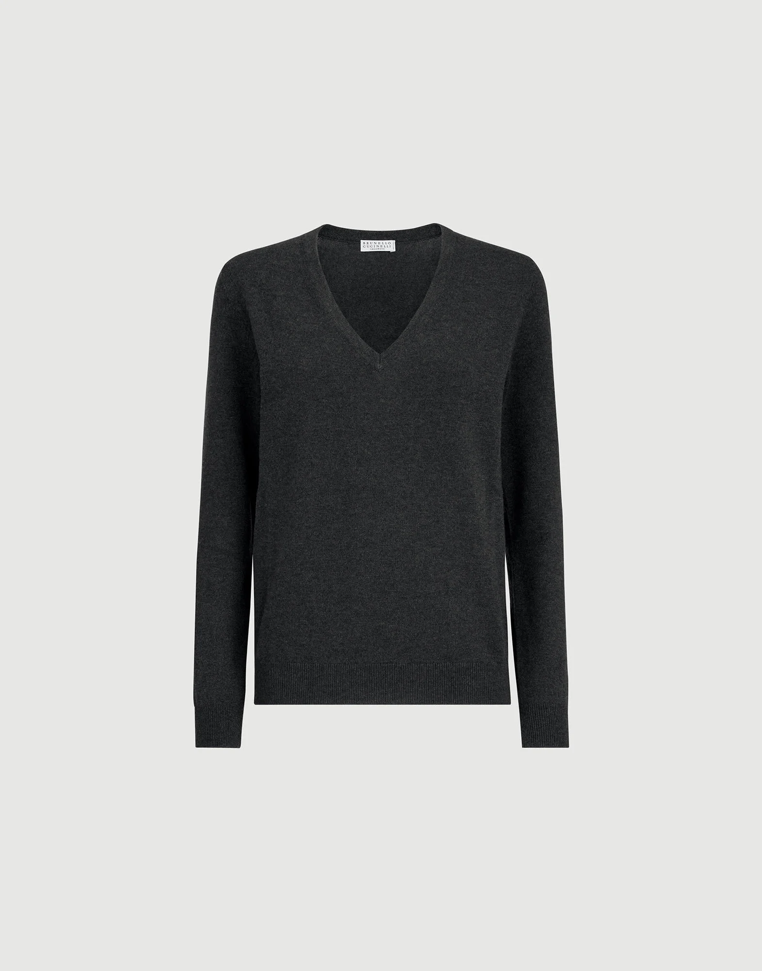Cashmere sweater with monili - 1