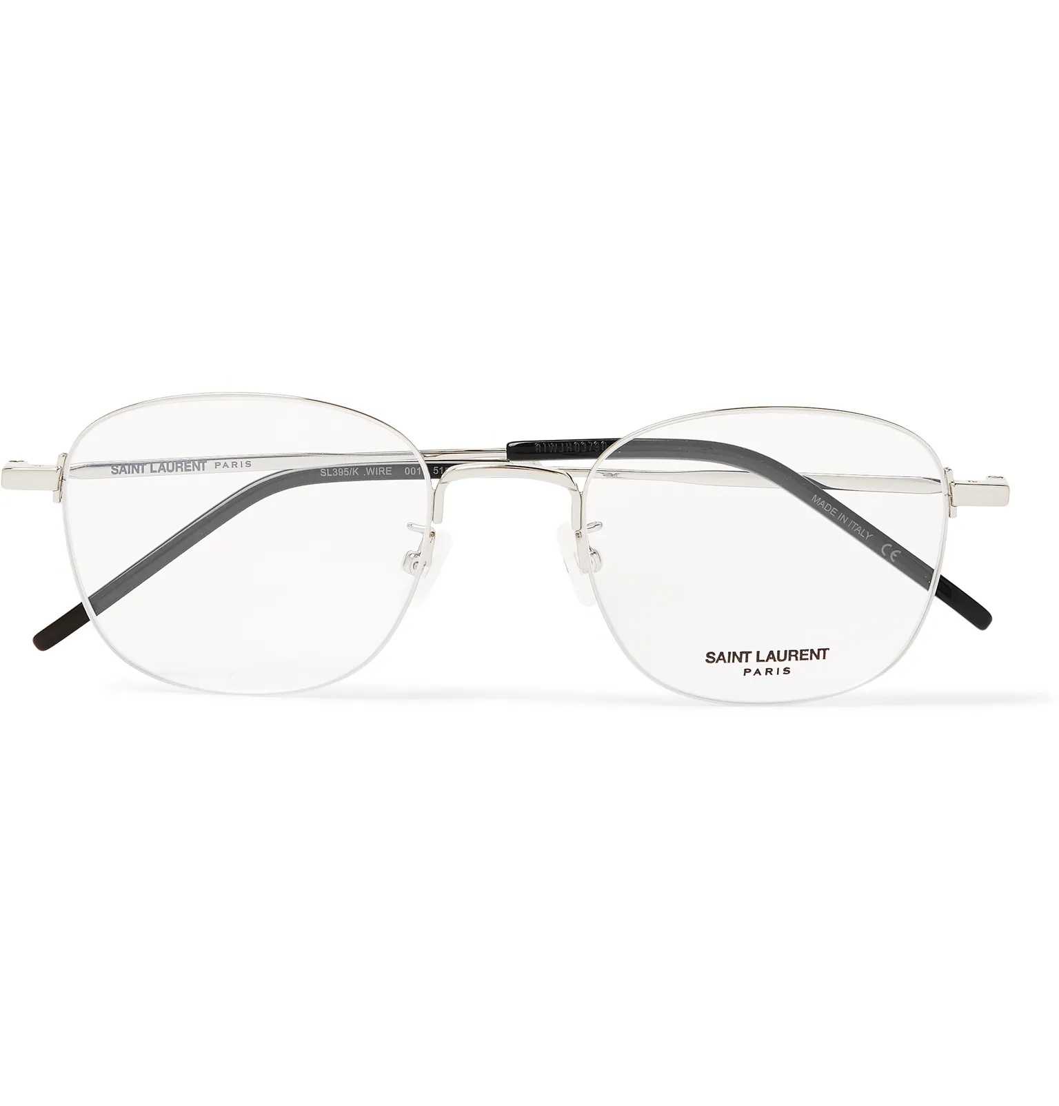 Round-Frame Silver-Tone Optical Glasses - 1