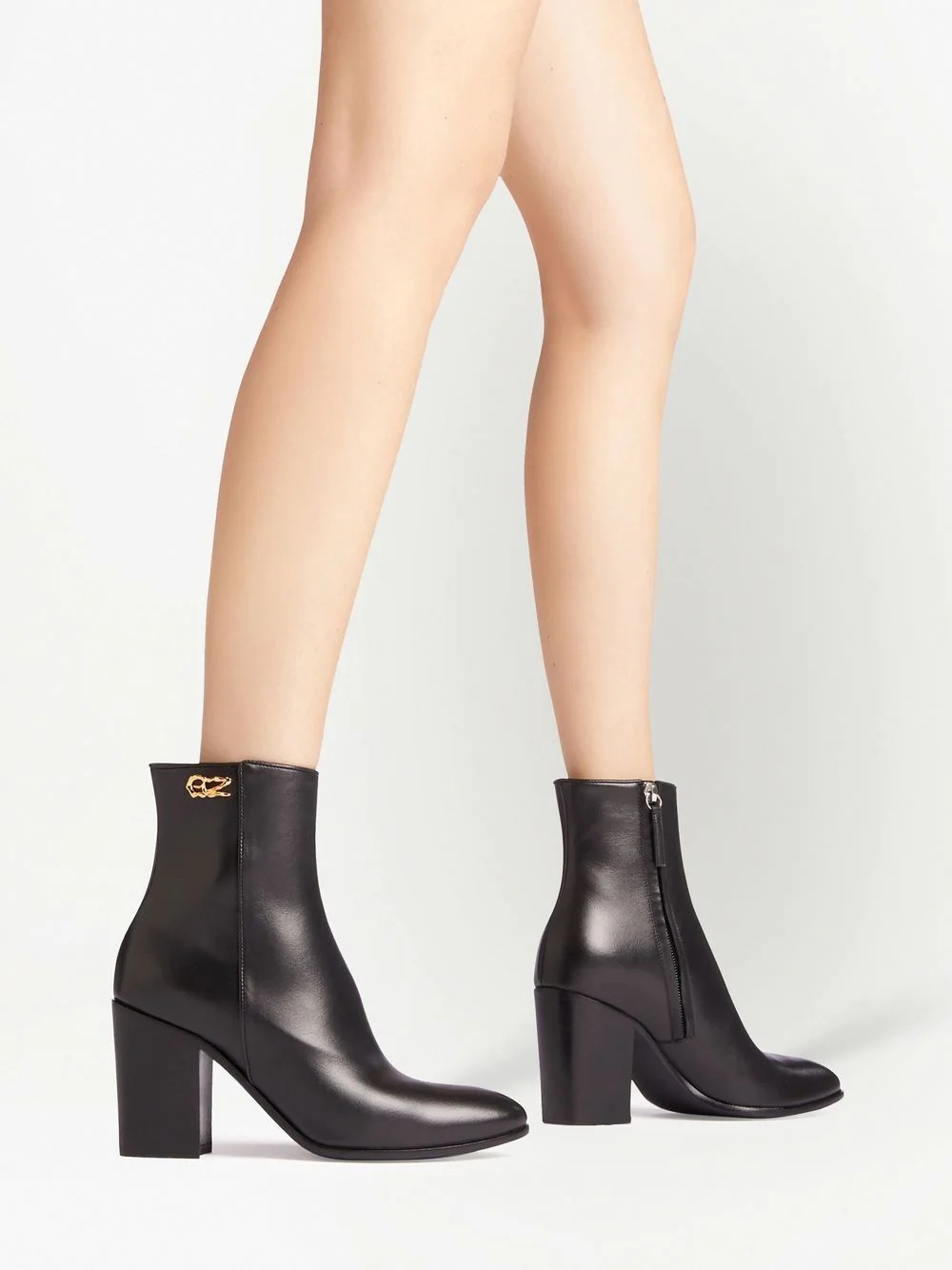 Enriette leather ankle boots - 4