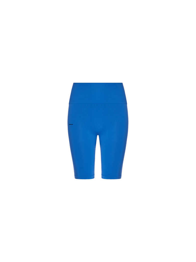 Women's Plant-Stretch Compressive Cycle Shorts - Cobalt Blue 1