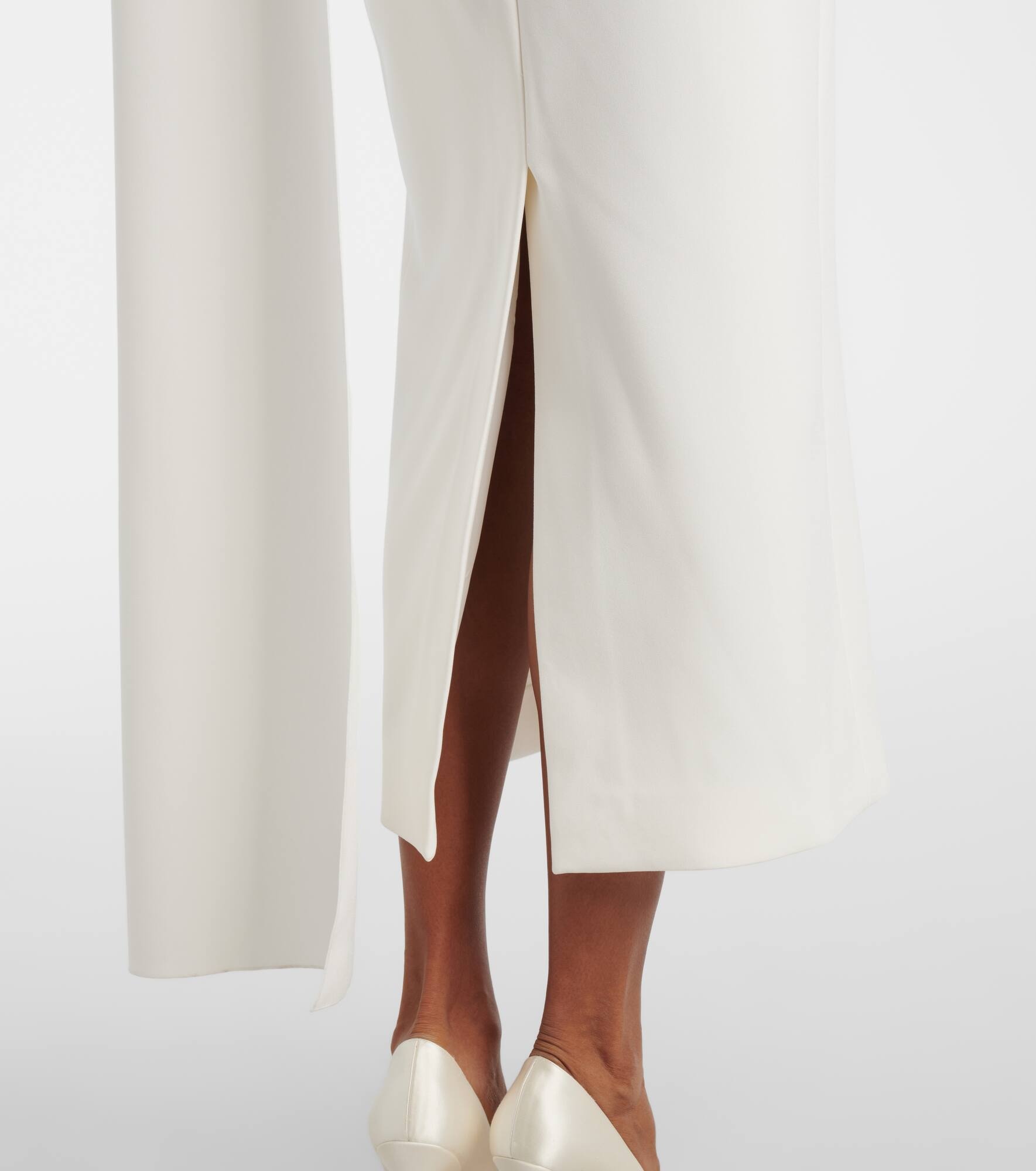 Bridal Maite 2 caped one-shoulder gown - 6