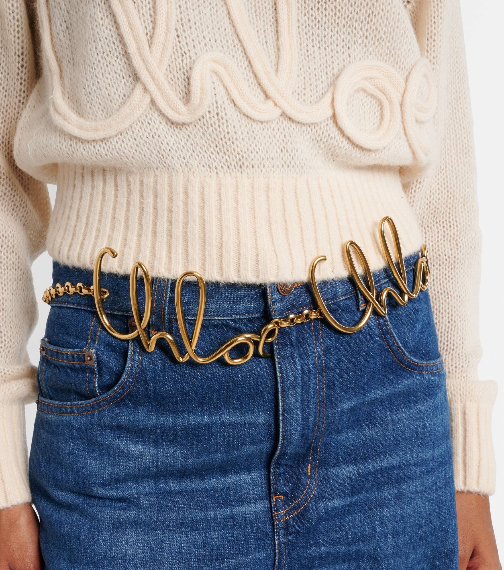 Chloé Iconic chain belt - 2