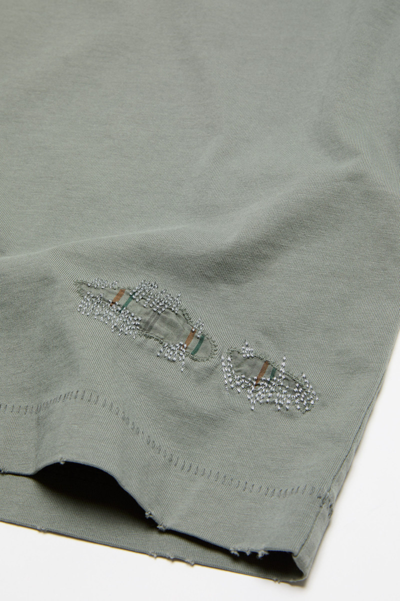 Mended logo t-shirt - Slate grey 5