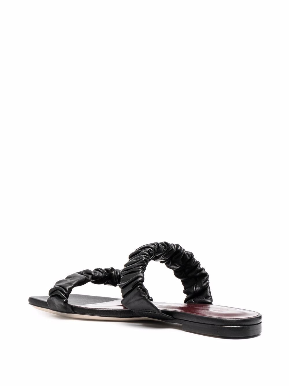 Maya leather flat sandals - 3