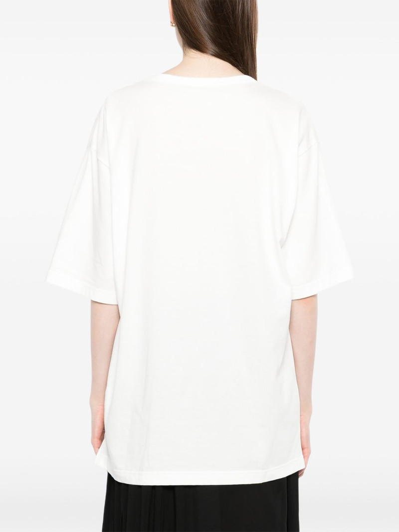 logo print T-shirt 4
