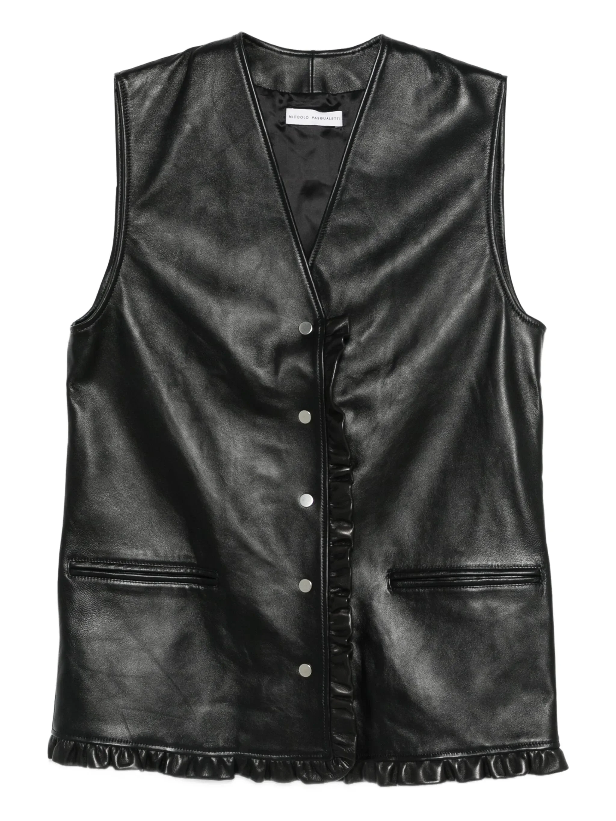 Niccolò Pasqualetti Lea Gala Leather Gilet - 1