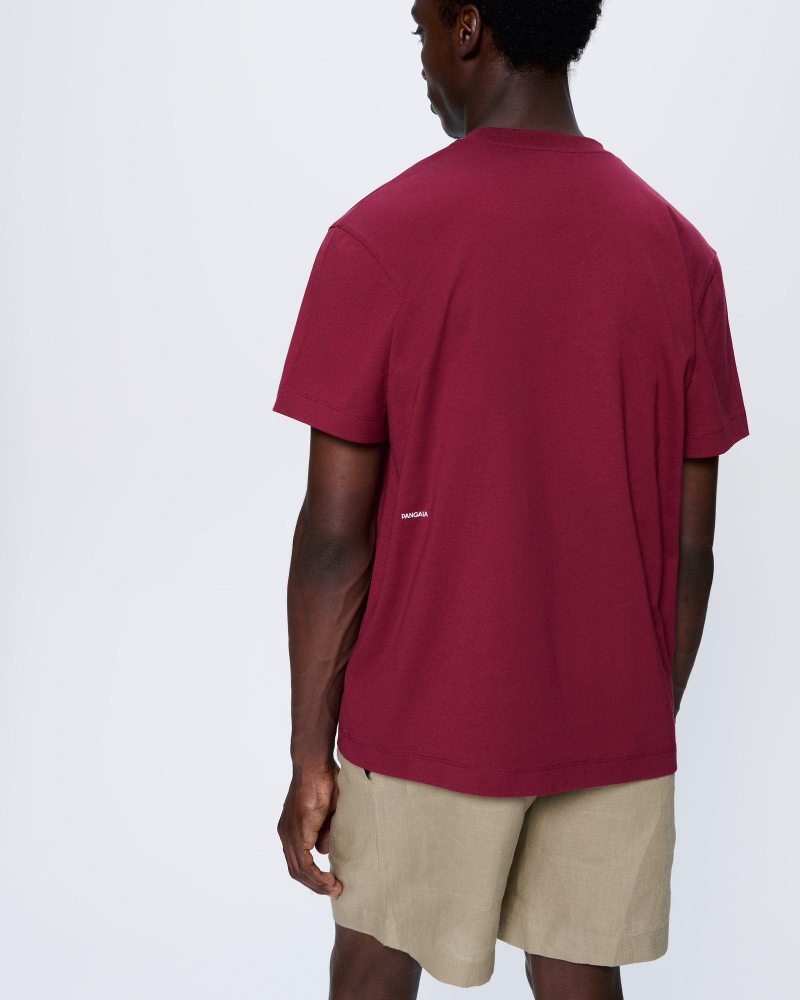 Mens 365 Midweight T-Shirt - Milkyway Maroon - 5