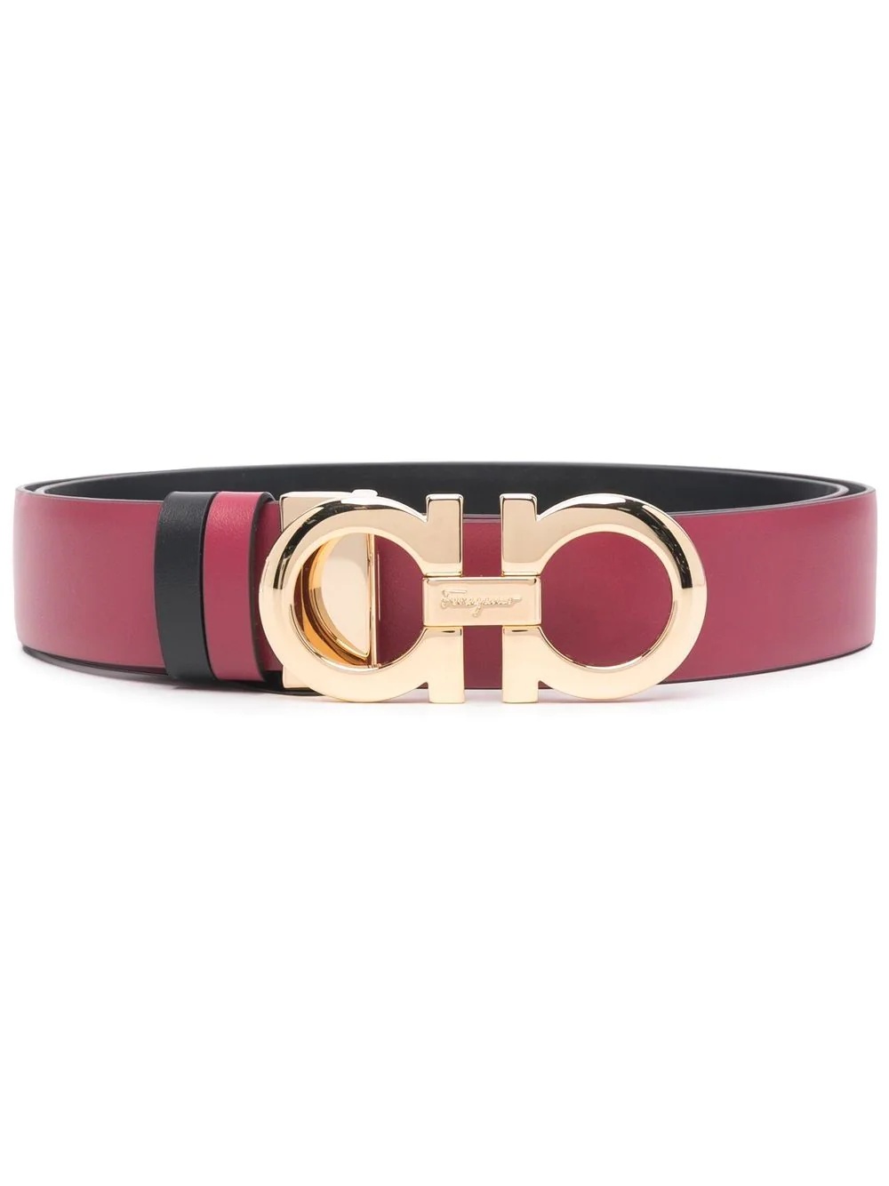 logo-buckle belt - 1