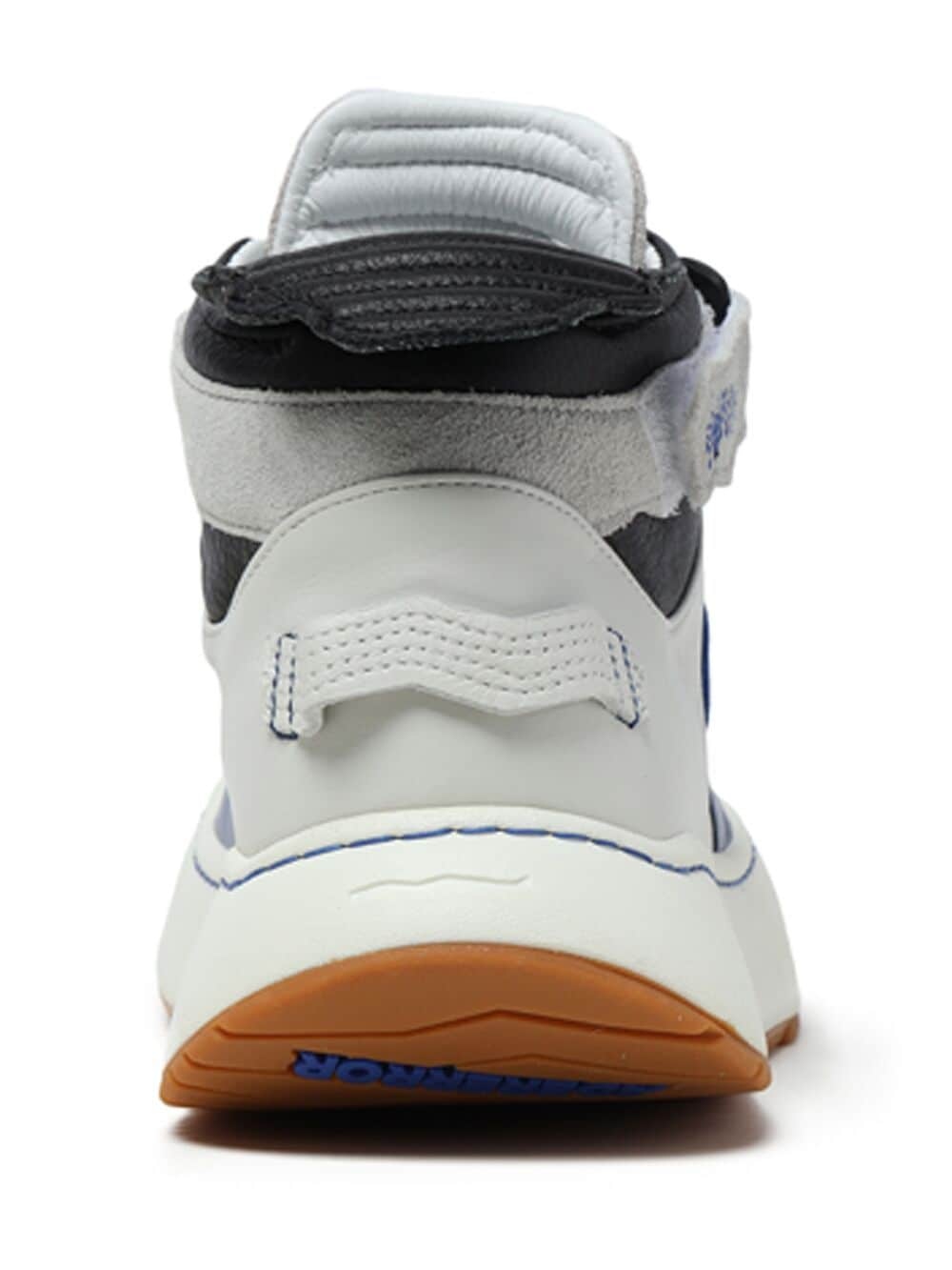 panelled touch-strap high-top sneakers - 3