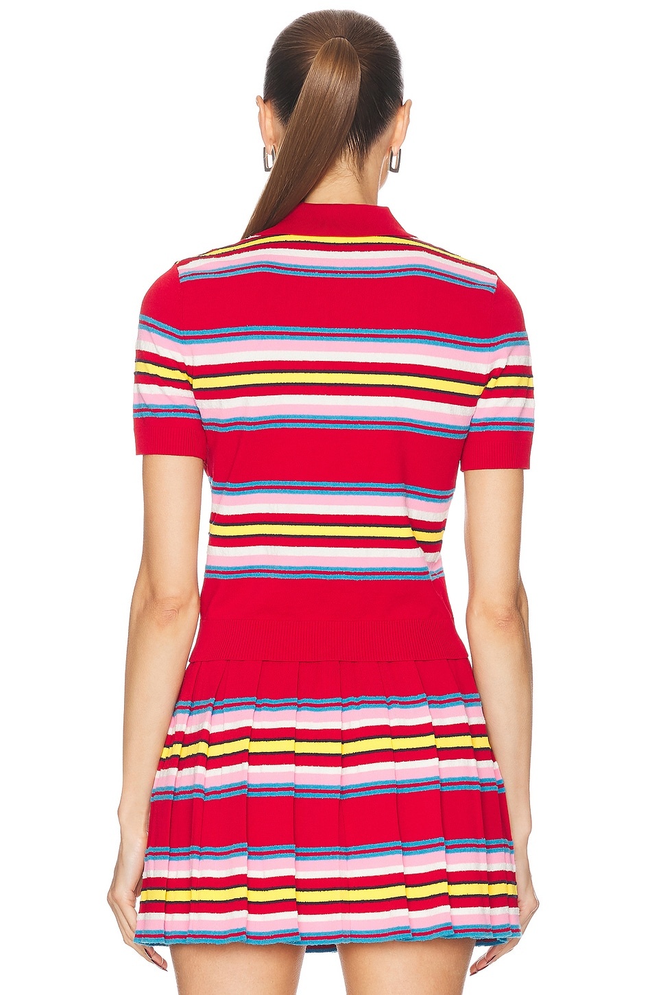 Striped Polo Top - 3