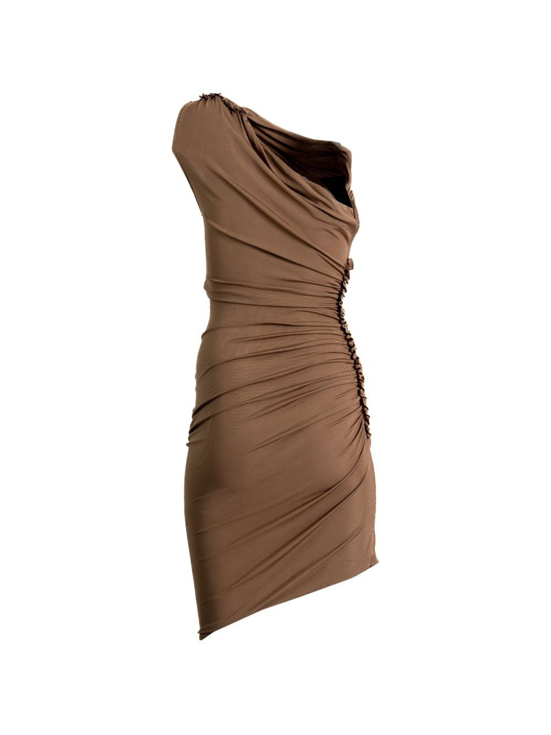 ATLEIN one-shoulder gathered mini dress outlook