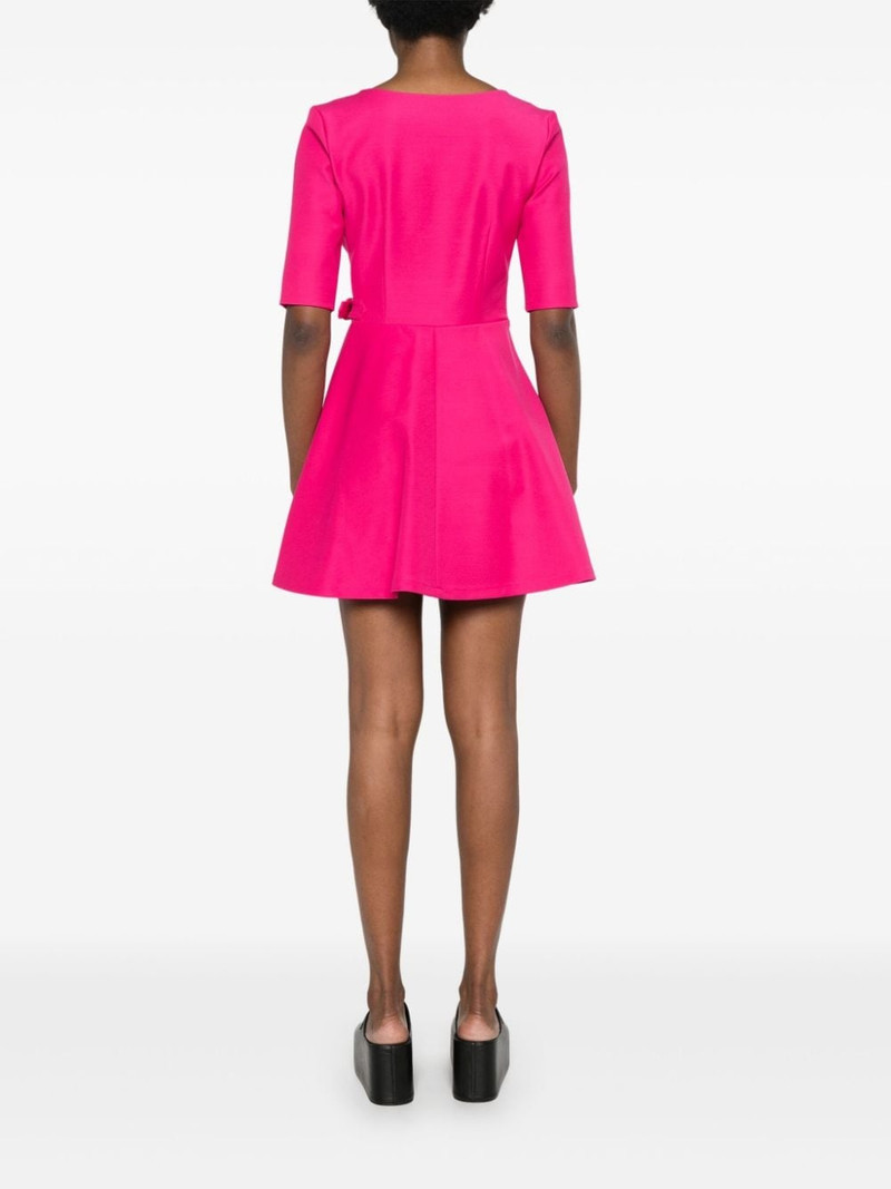 Baroque-buckle mini dress 4