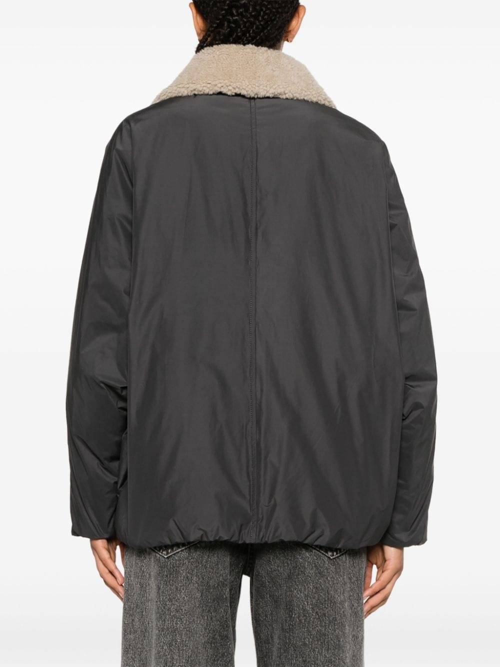 double-breasted puffer jacket - 4