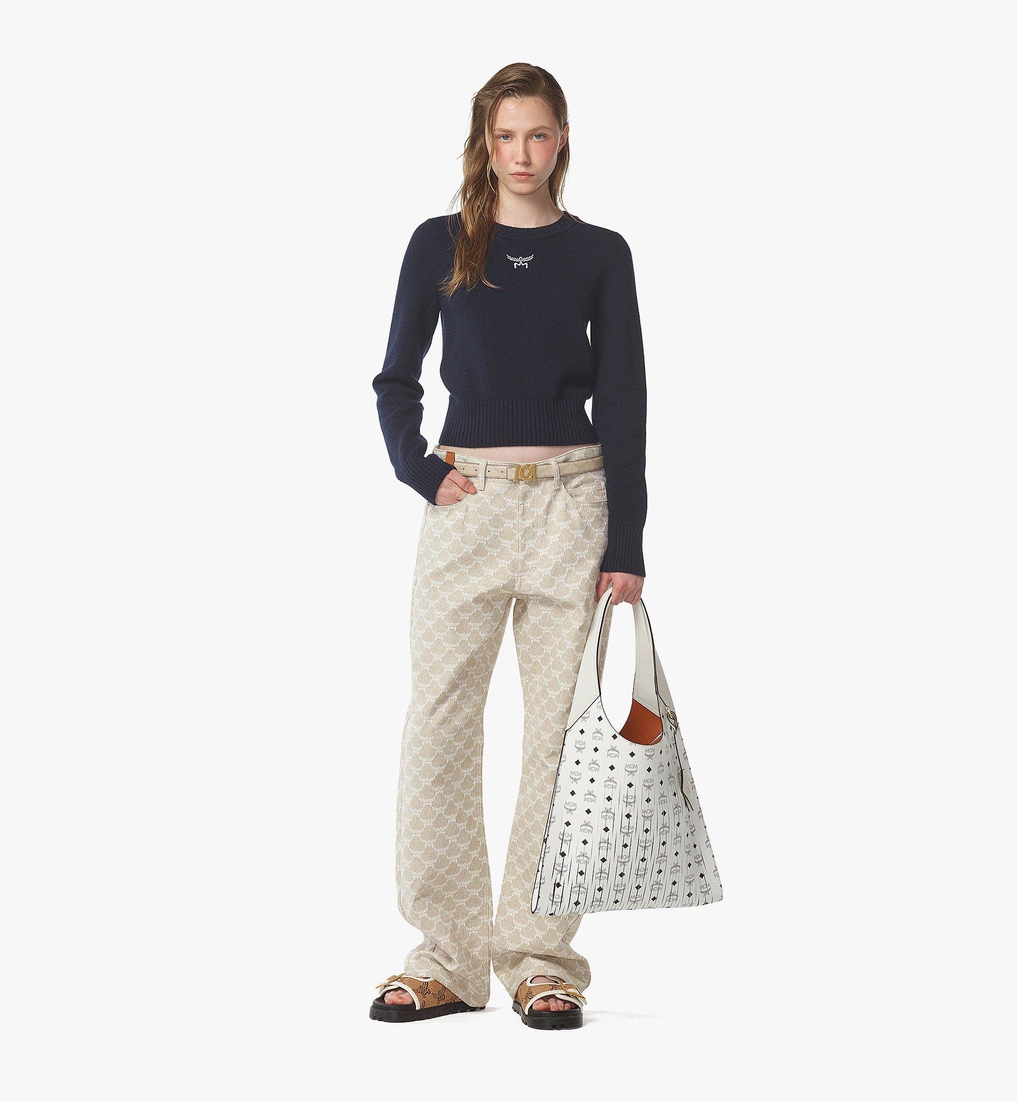 Aren Shopper in Monogram Print Leather - 6