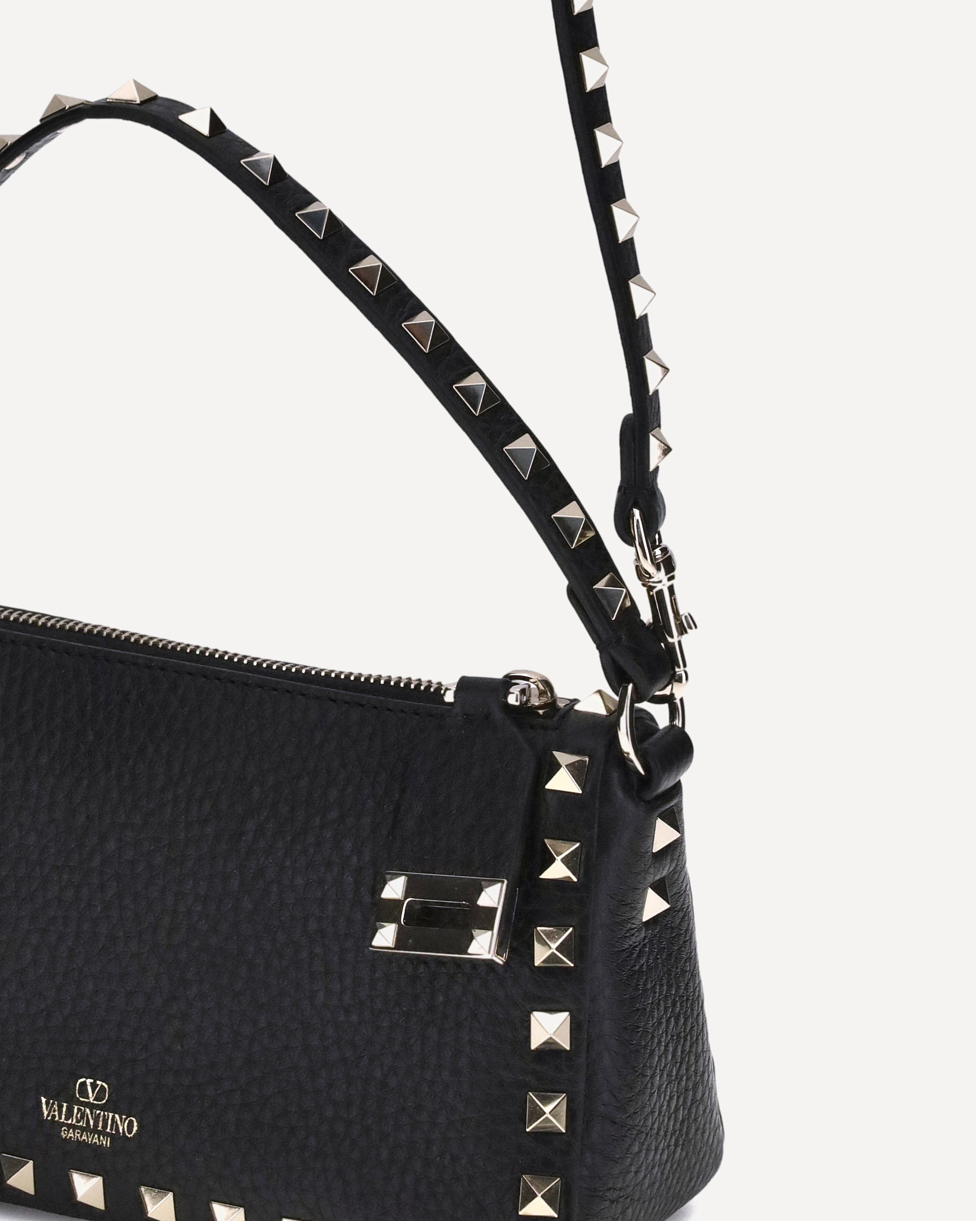 Rockstud Zip-Up Shoulder Bag - 4