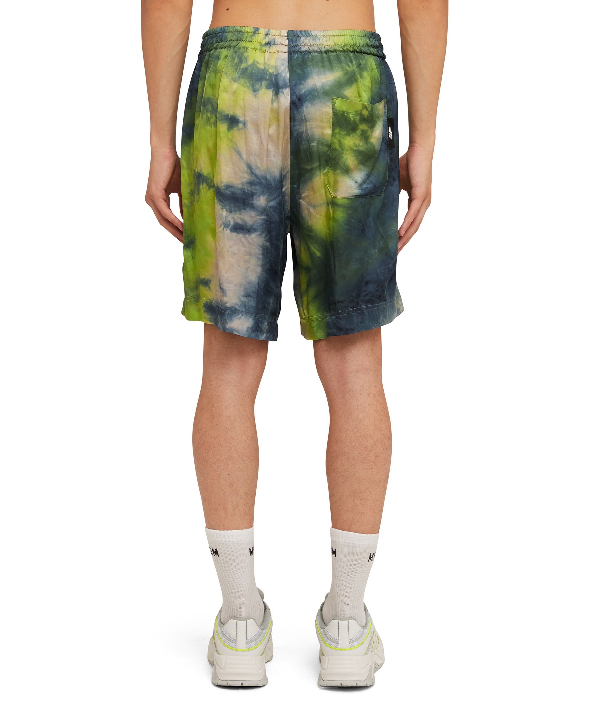 Viscose tie dye fluid Bermuda shorts - 3