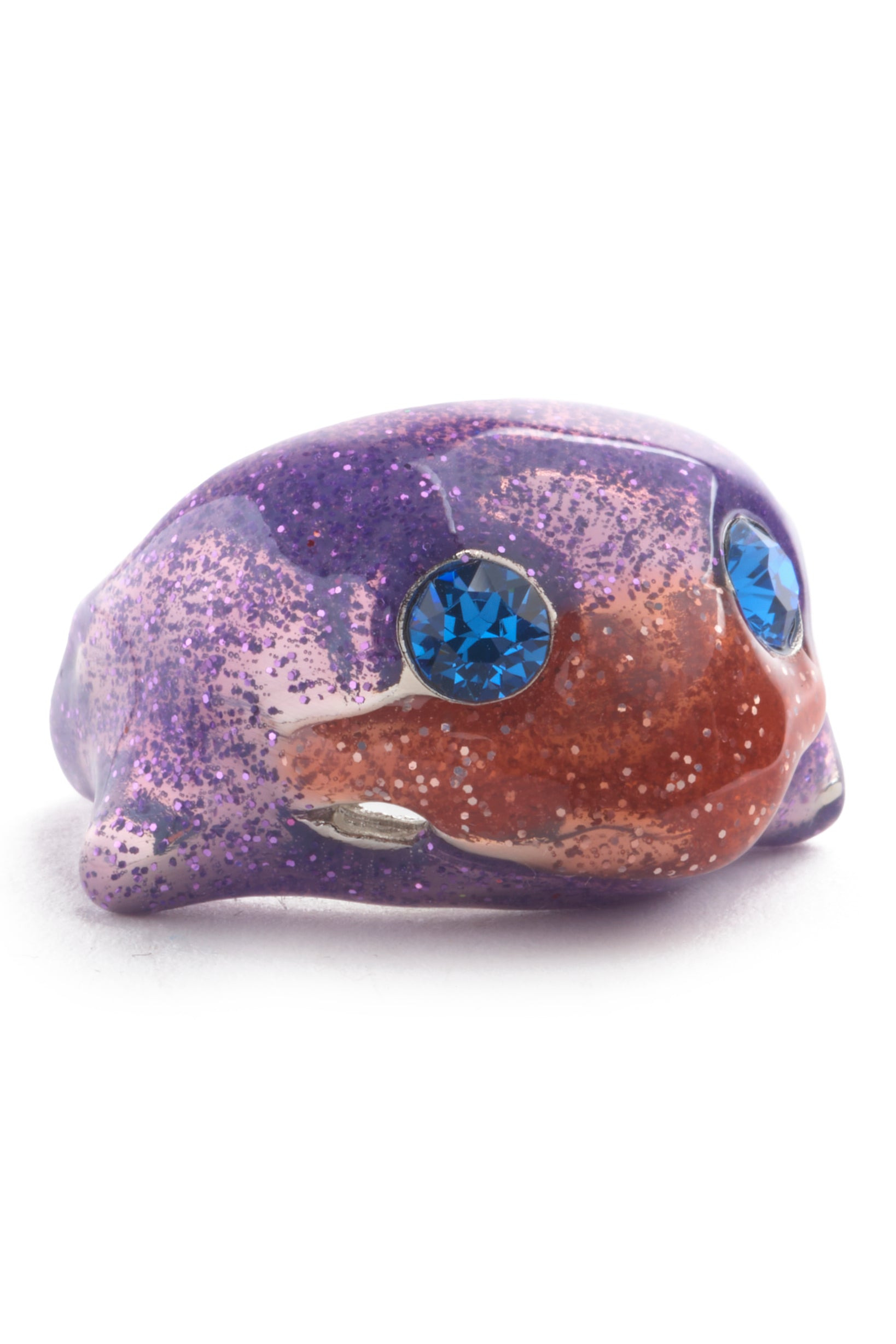 PINK GLITTER BABY DOLPHIN RING - 3