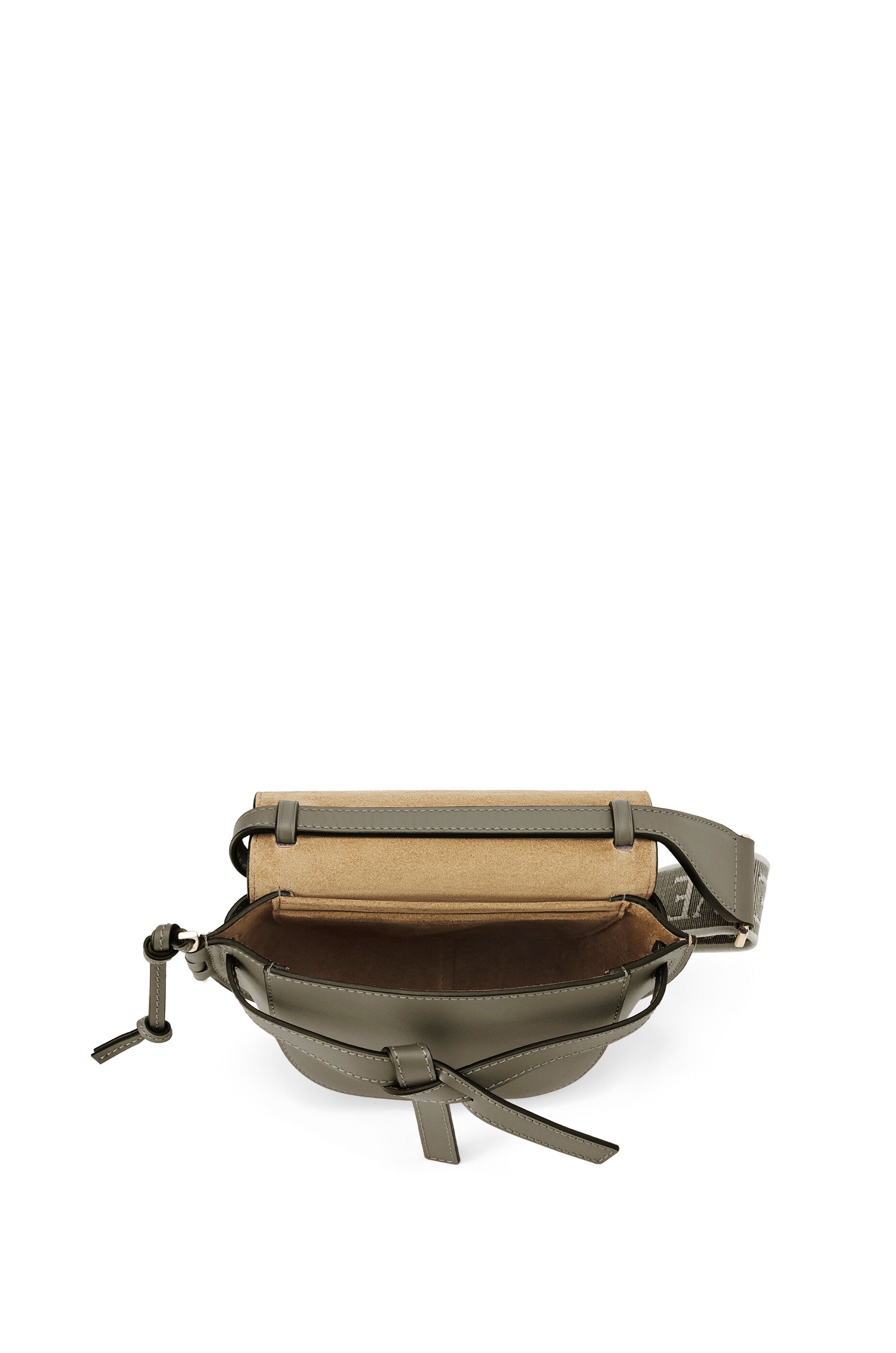 Mini Gate Dual bag in soft calfskin and jacquard - 6