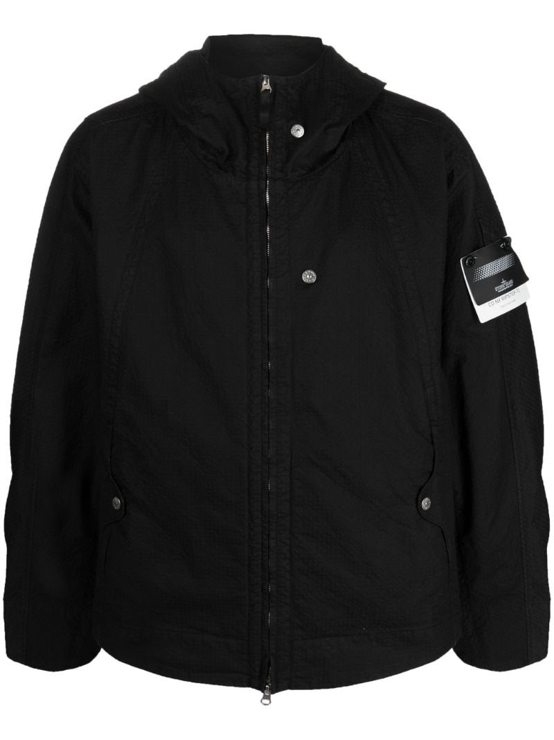 strap hooded jacket 1