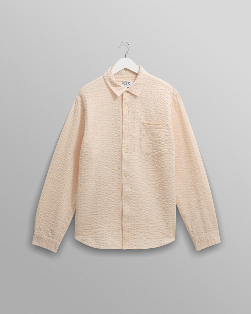 Shelly - Stone Seersucker Corduroy Shirt 1