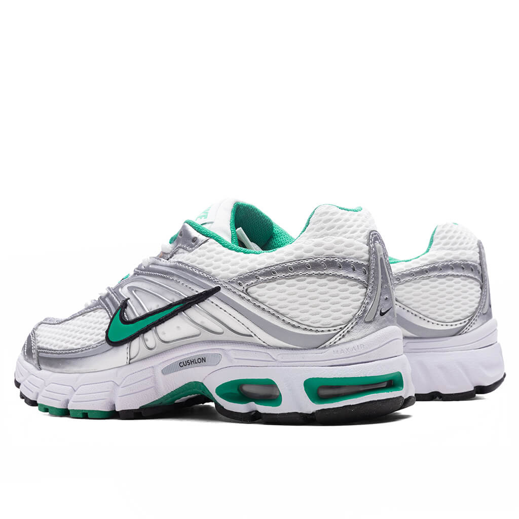 WOMEN'S AIR MAX MOTO 2K - WHITE/STADIUM GREEN/METALLIC SILVER - 3