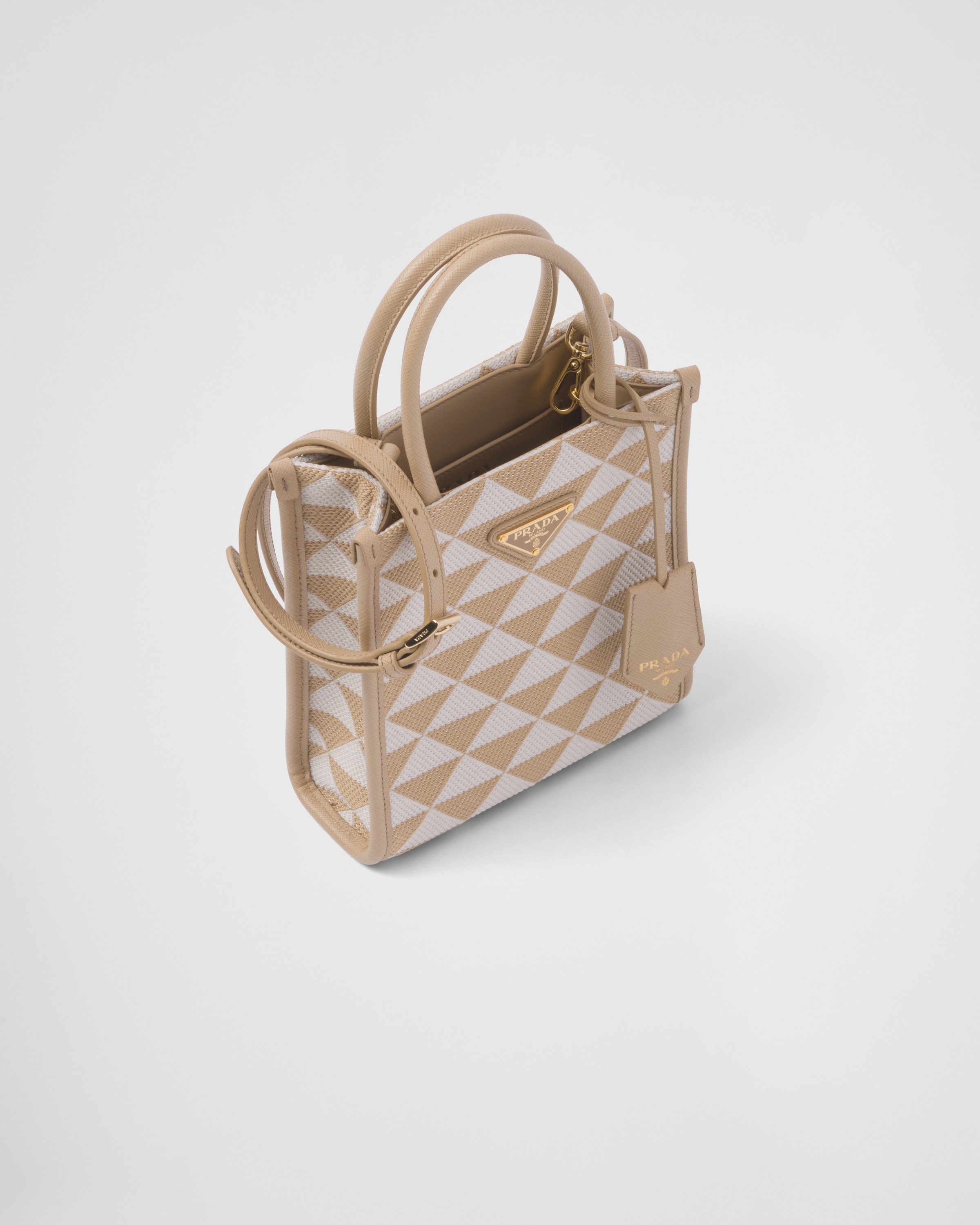 Prada Symbole embroidered fabric mini bag - 3