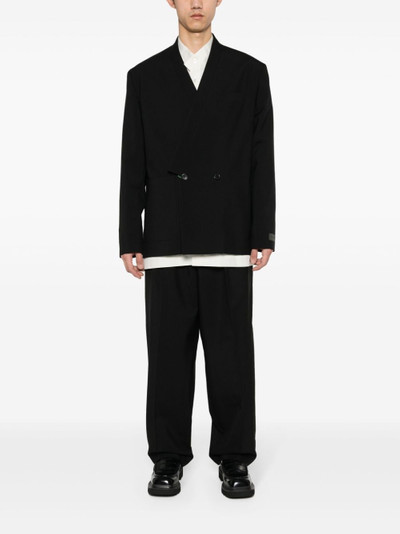 KENZO wool pleated tailored trousers outlook