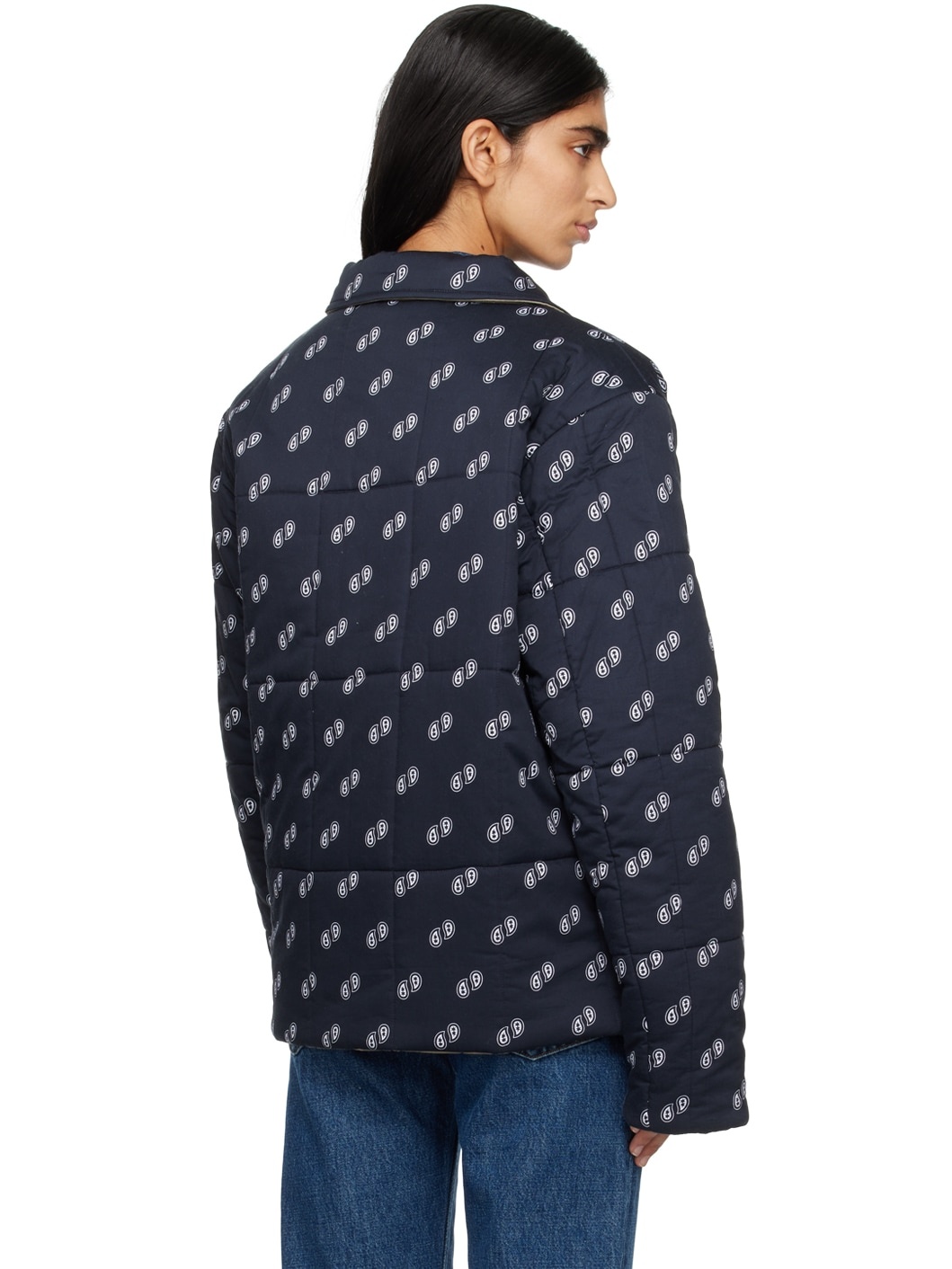 Navy Lenny Reversible Jacket - 3