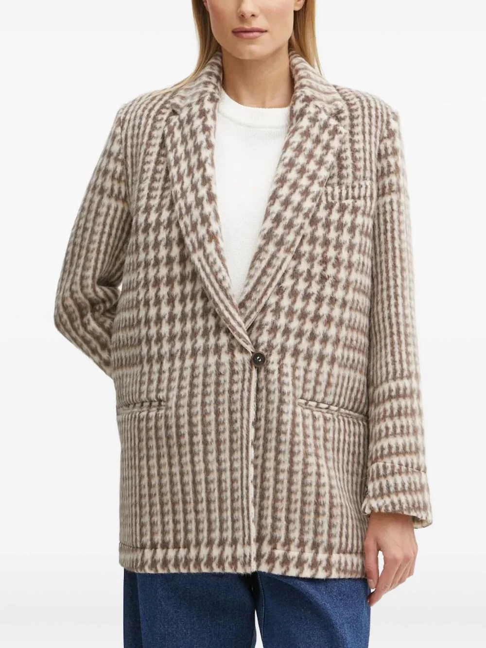 houndstooth blazer - 1