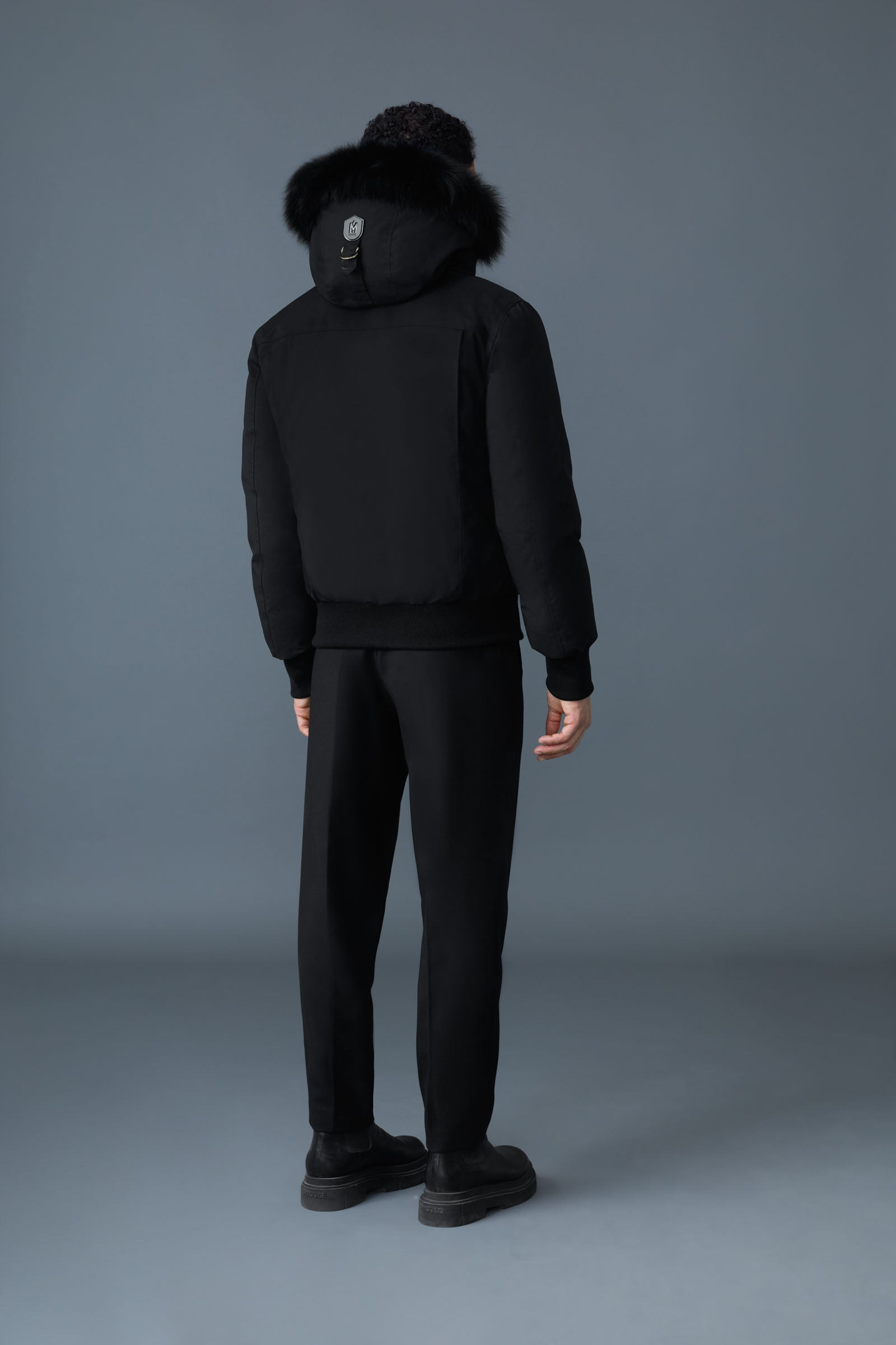 DIXON 2-in-1 Nordic Tech down bomber with blue fox fur - 4