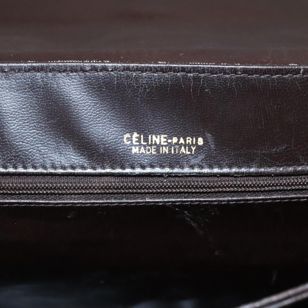 CELINE C Sulky Hand Bag Brown Gold - 15