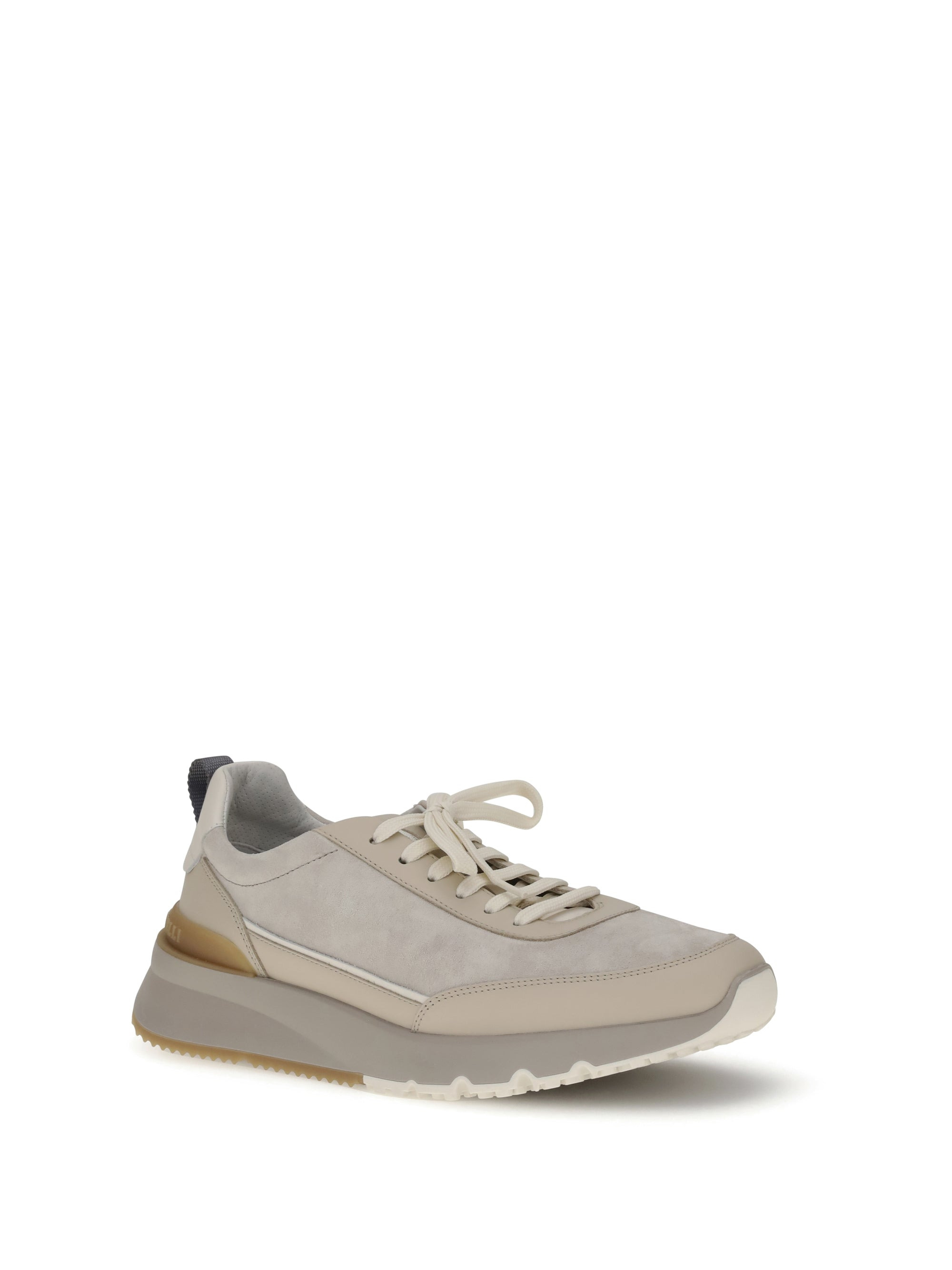 Brunello Cucinelli Men Leather Sneakers - 2