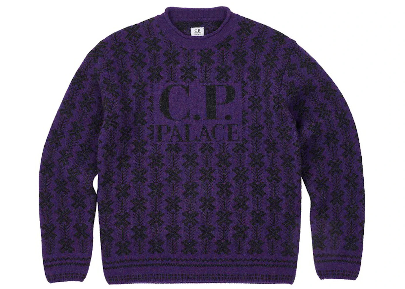 Palace C.P. Company Lambswool Knit Purple - 1