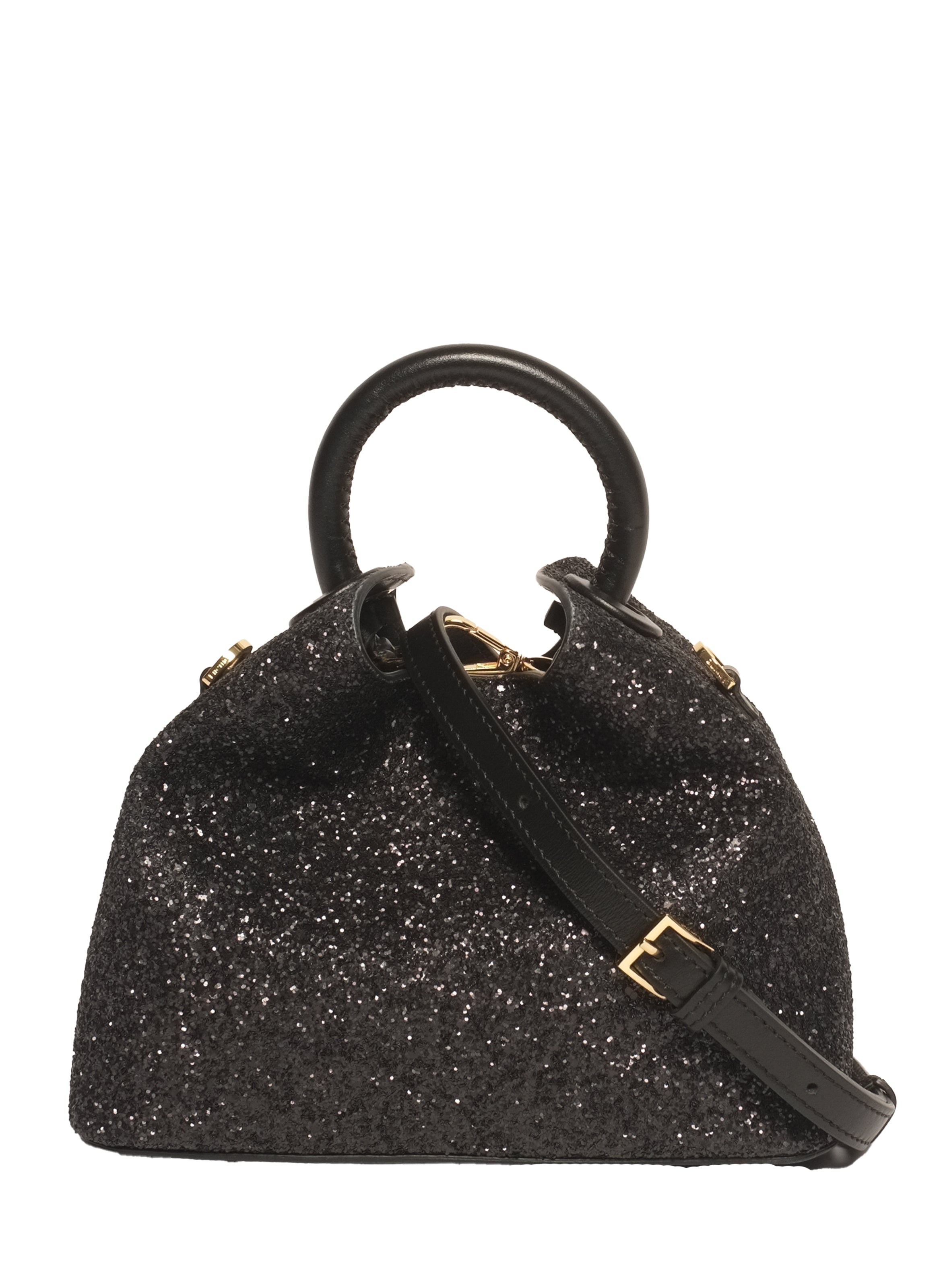 Baozi Glitter/Leather Black - 4