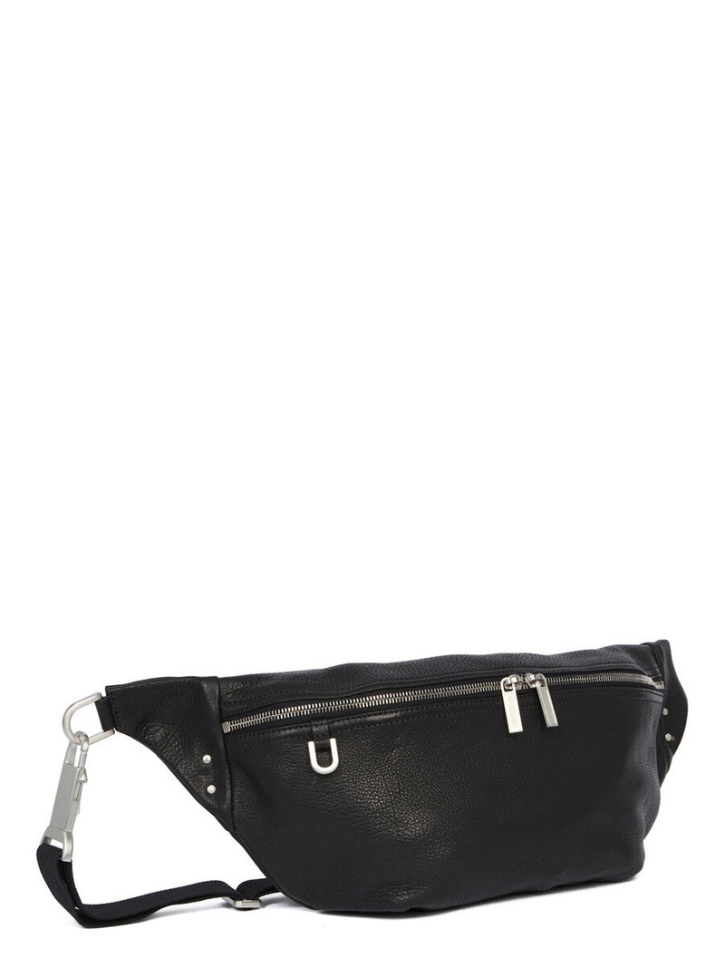 Rick Owens Black Concordians Bumbag Pouch outlook