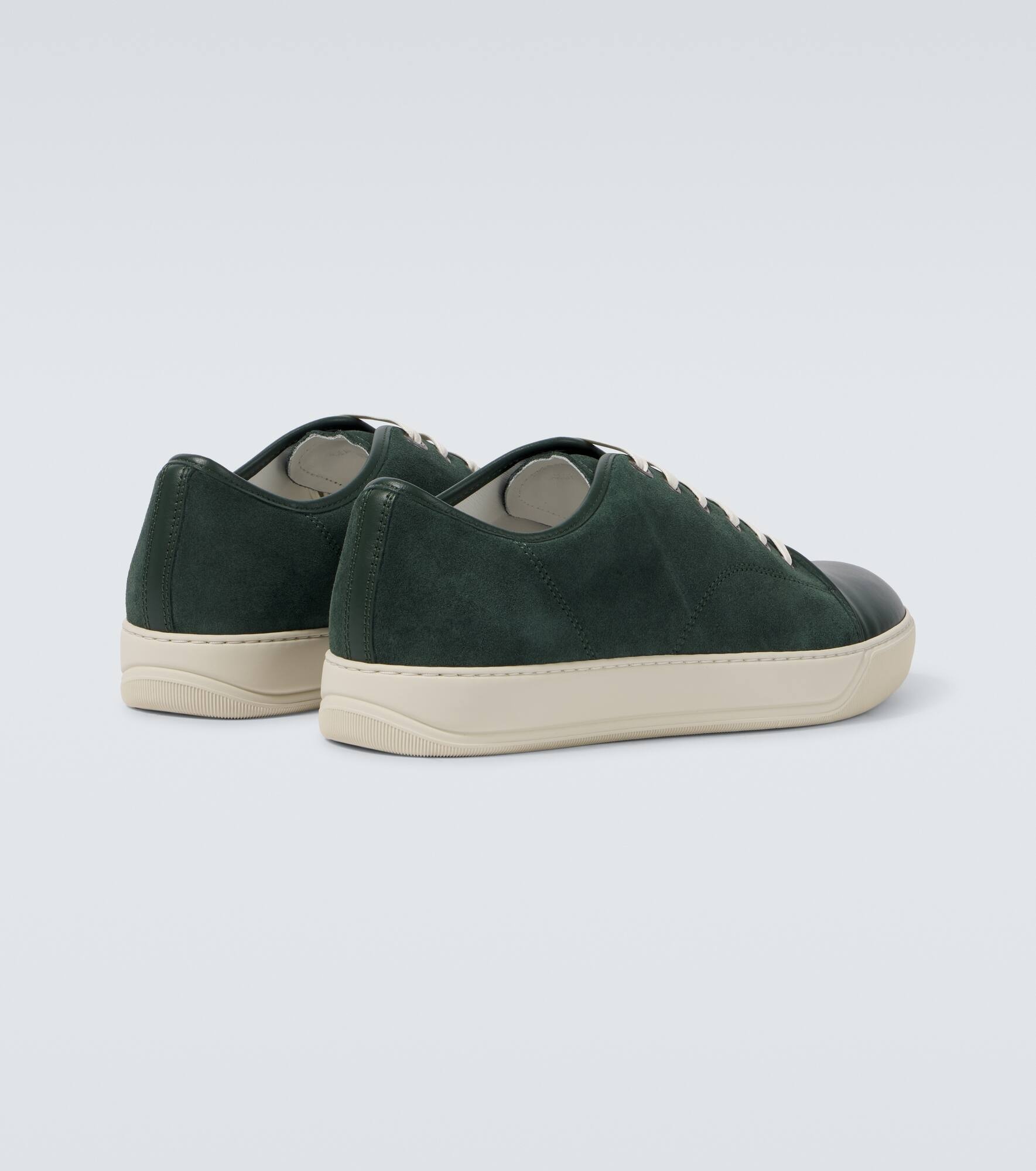 DBB1 leather-trimmed suede sneakers - 6