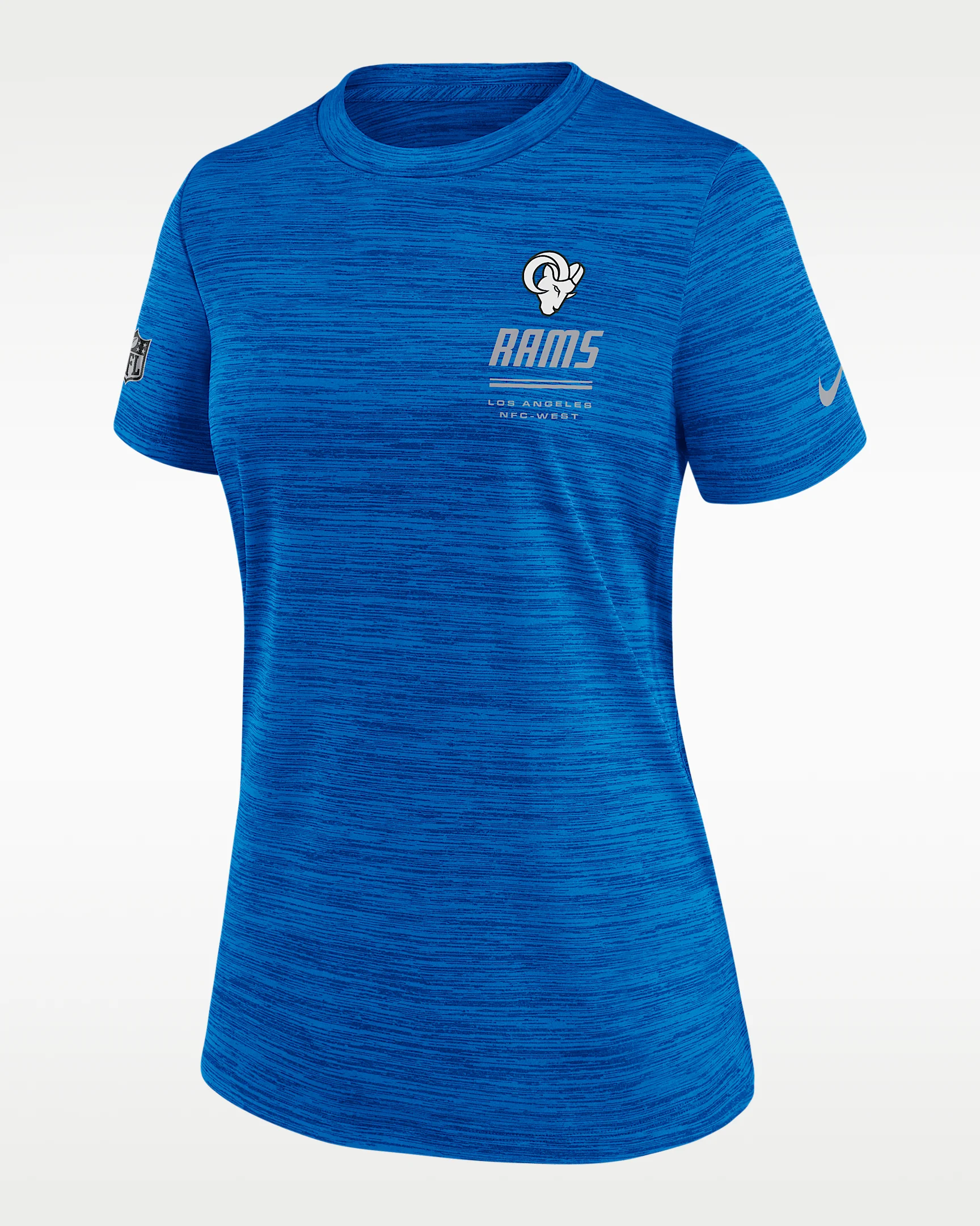 Los Angeles Rams Sideline Velocity Women's Nike Dri-FIT NFL T-Shirt - 1