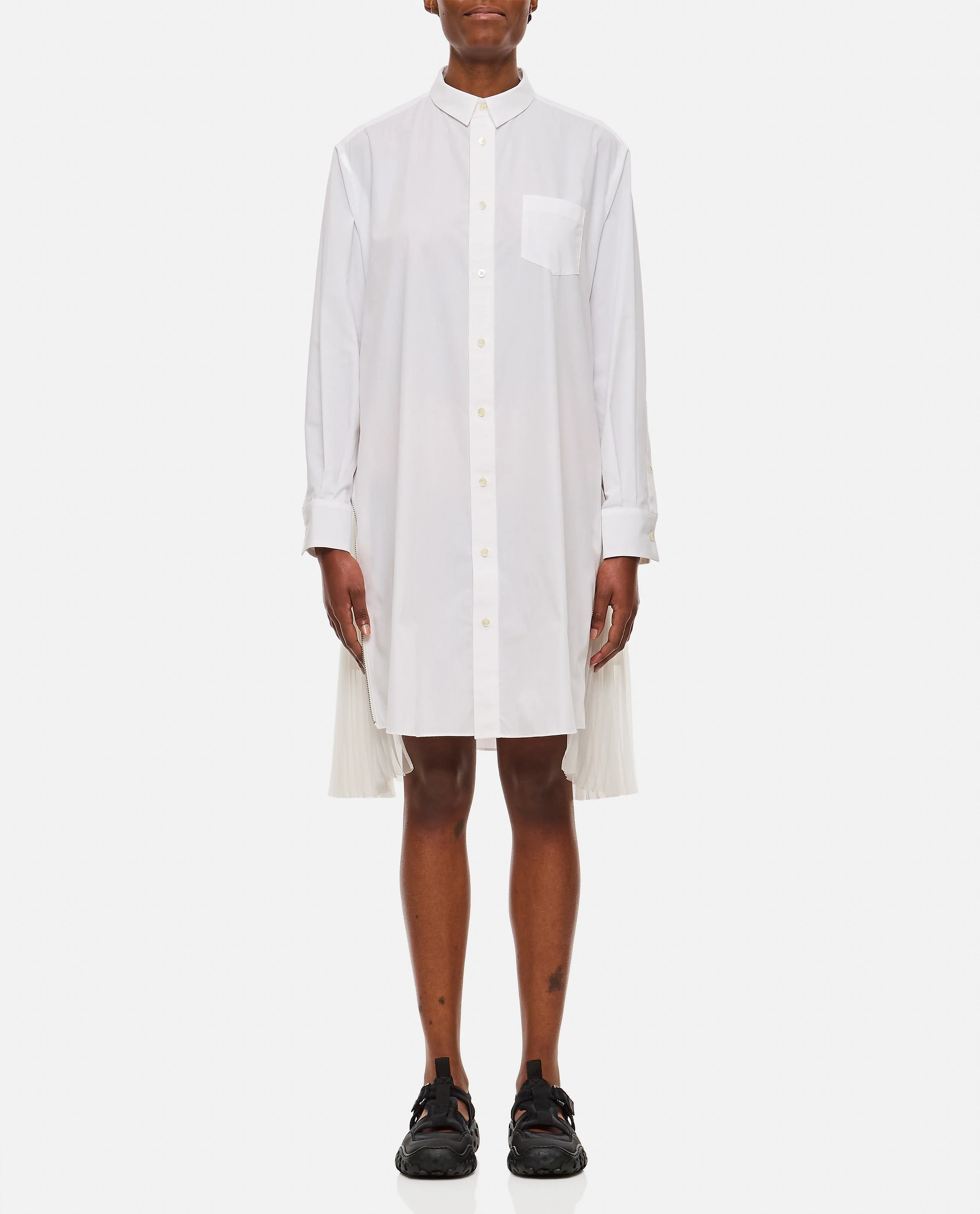 Sacai Women Cotton Poplin Dress - 1