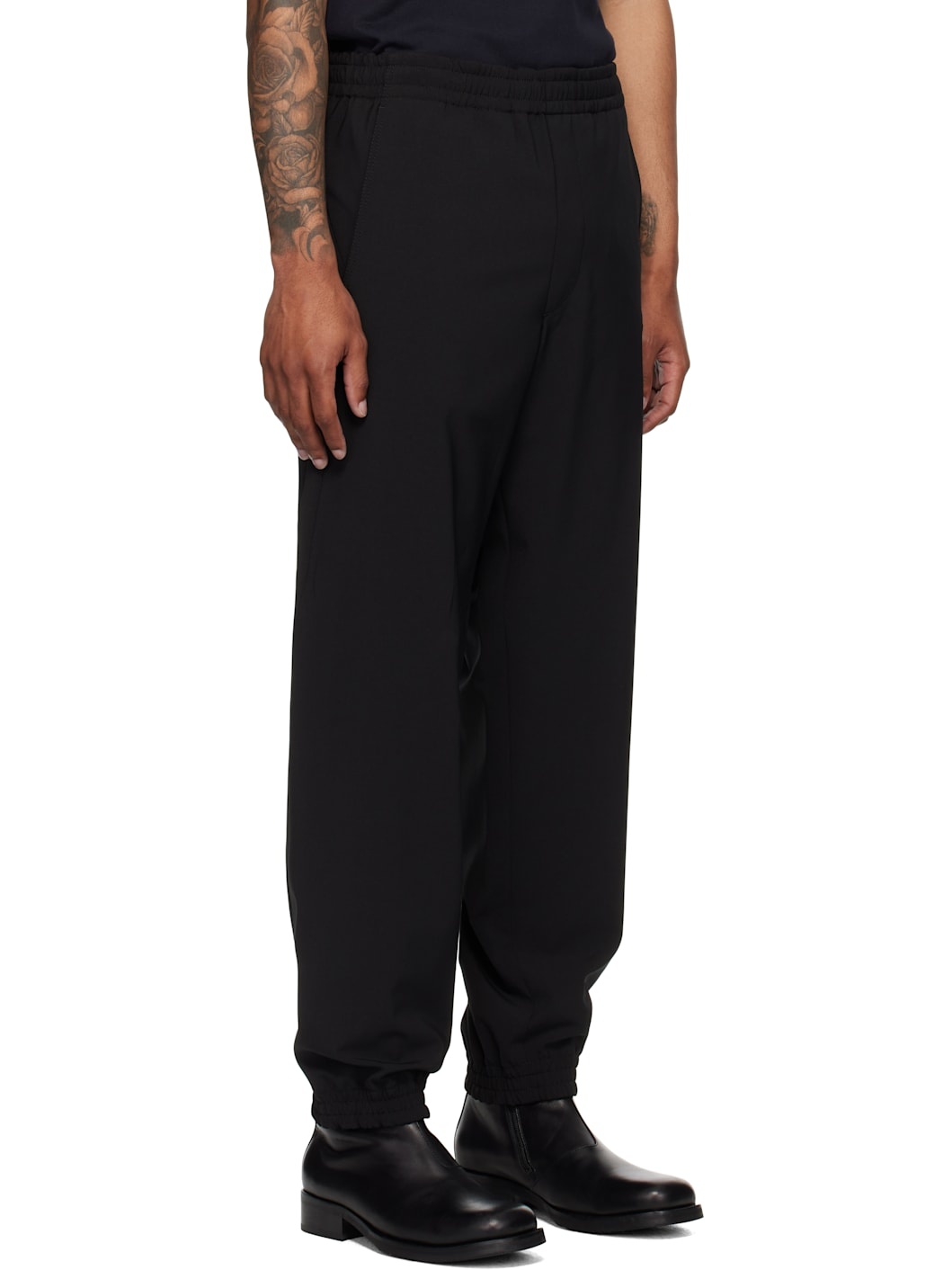 Black Logo Jogging Sweatpants - 2