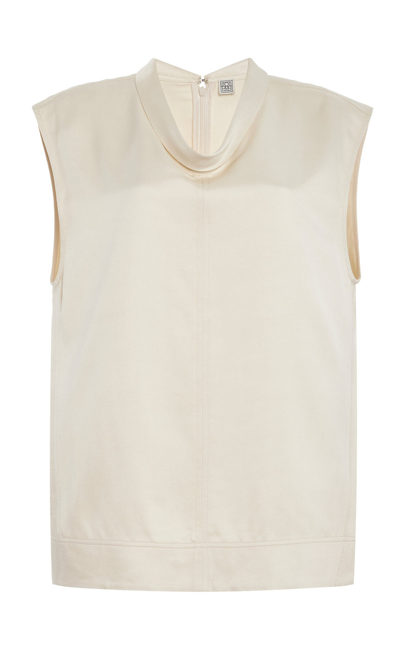 Satin Top ivory - 1