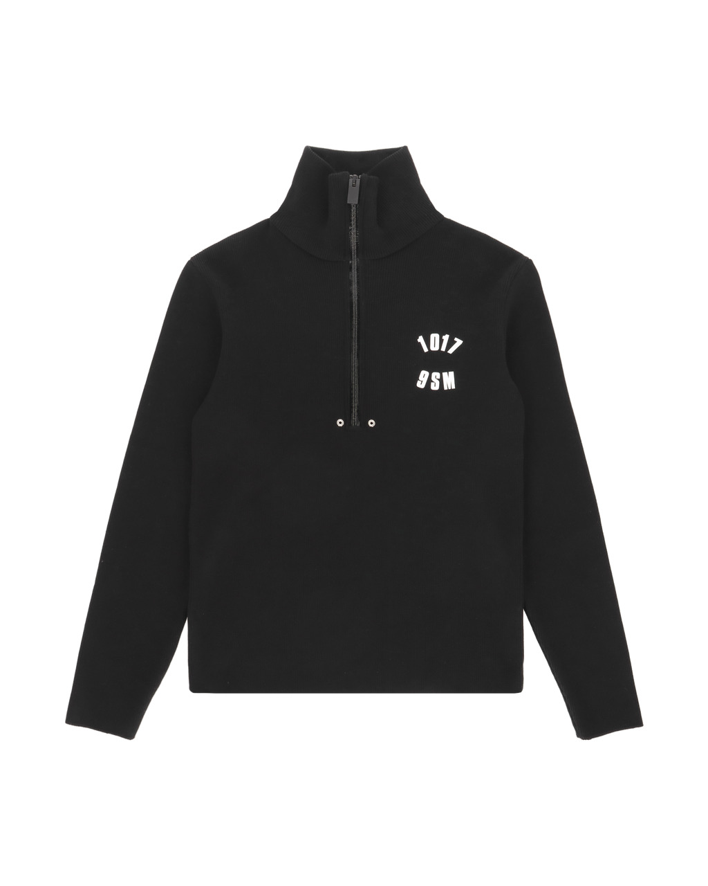 LONG SLEEVE KNITTED POLO - 1