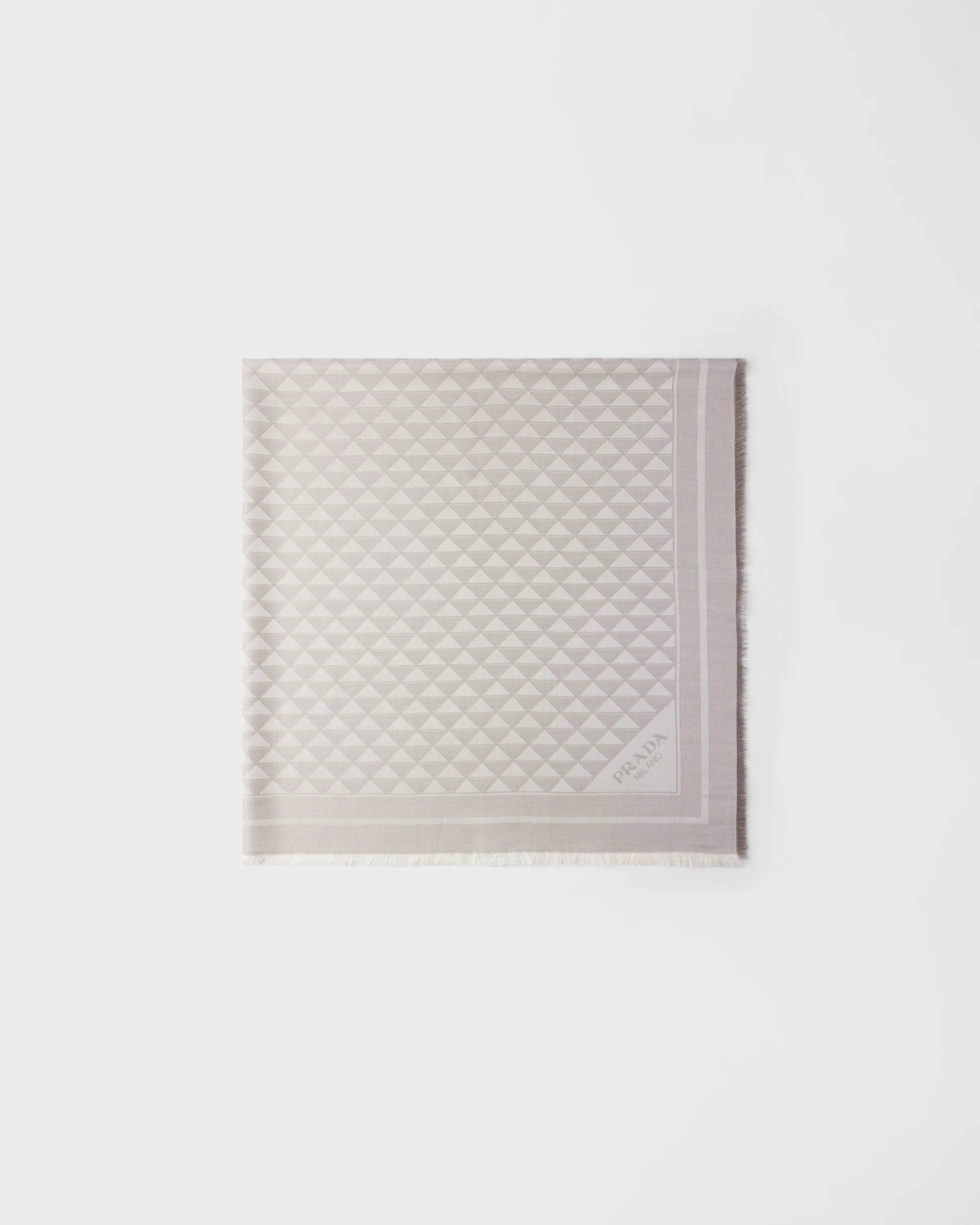 Silk, viscose and Lurex shawl - 1