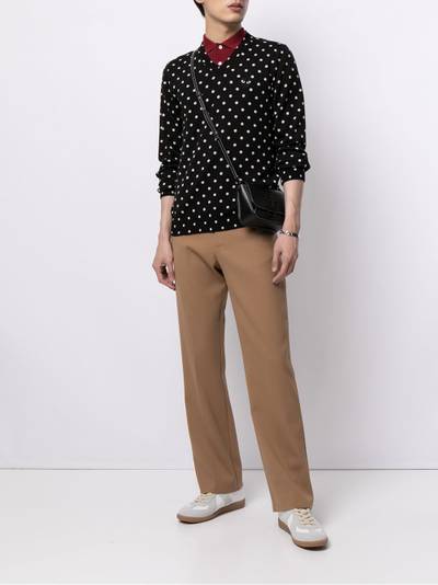 Comme des Garçons PLAY polka-dot print jumper outlook