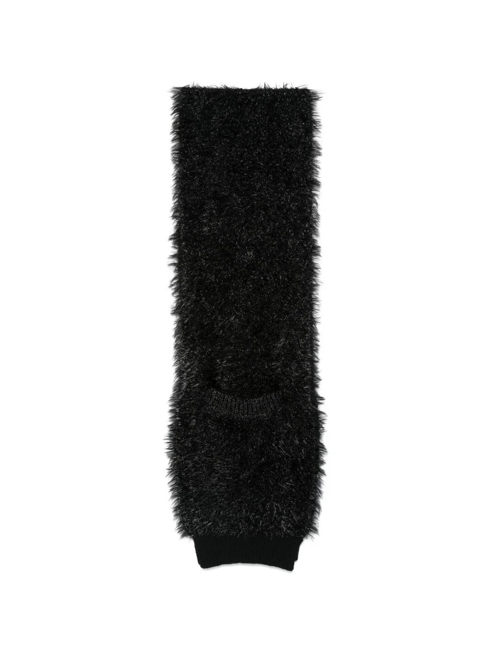 x Comme des Garçons fuzzy-knit pocket scarf - 1