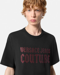 Tシャツ・カットソー Versace Jeans Couture Gothic Logo T-Shirt VERSACE JEANS COUTURE Gothic Logo T-Shirt | REVERSIBLE