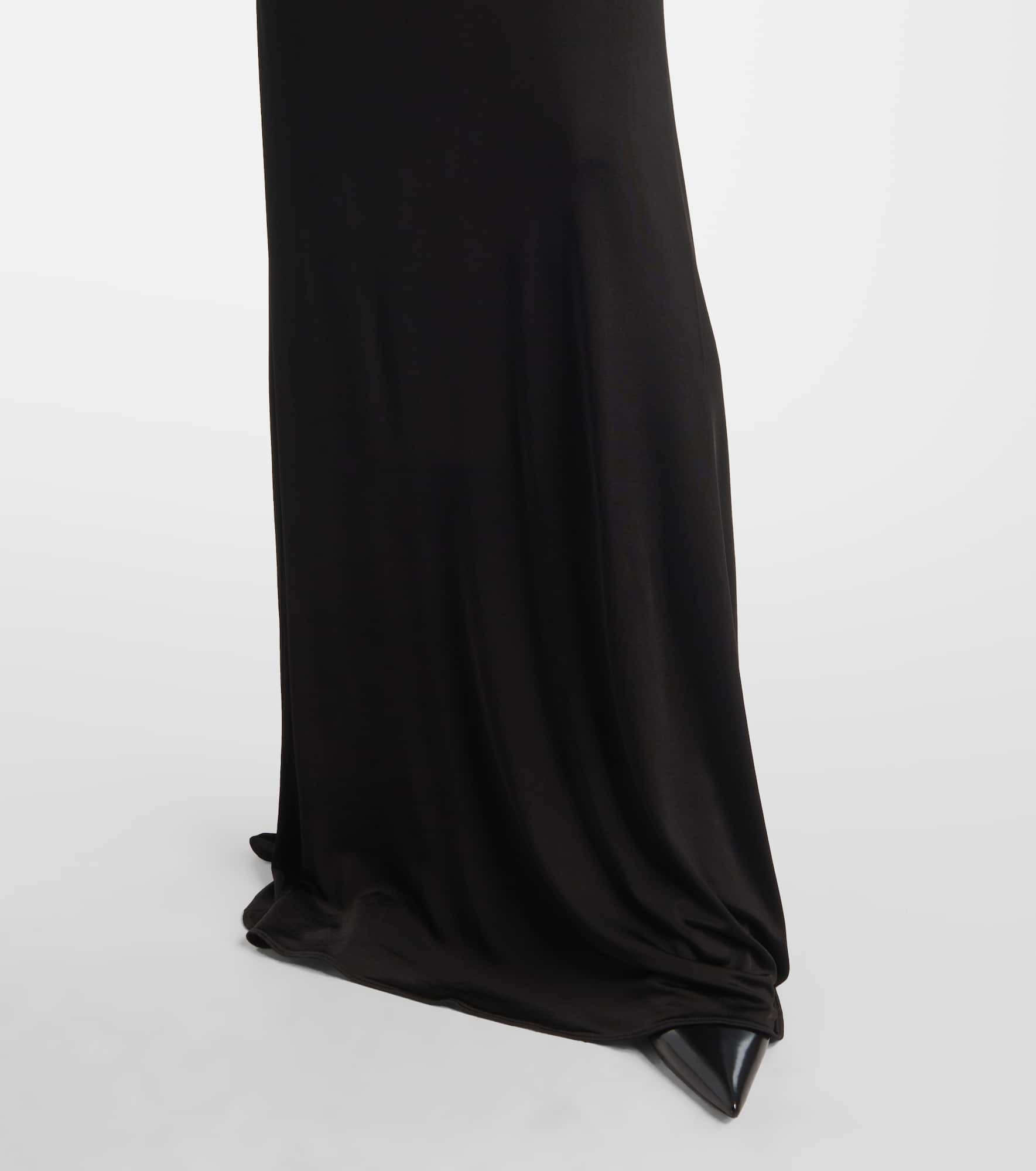 Roisin draped open-back gown - 5