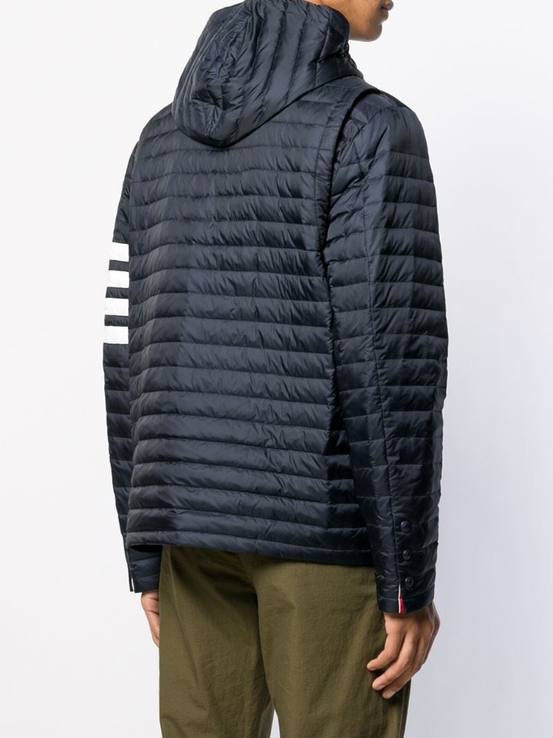 4-Bar stripe padded jacket - 4